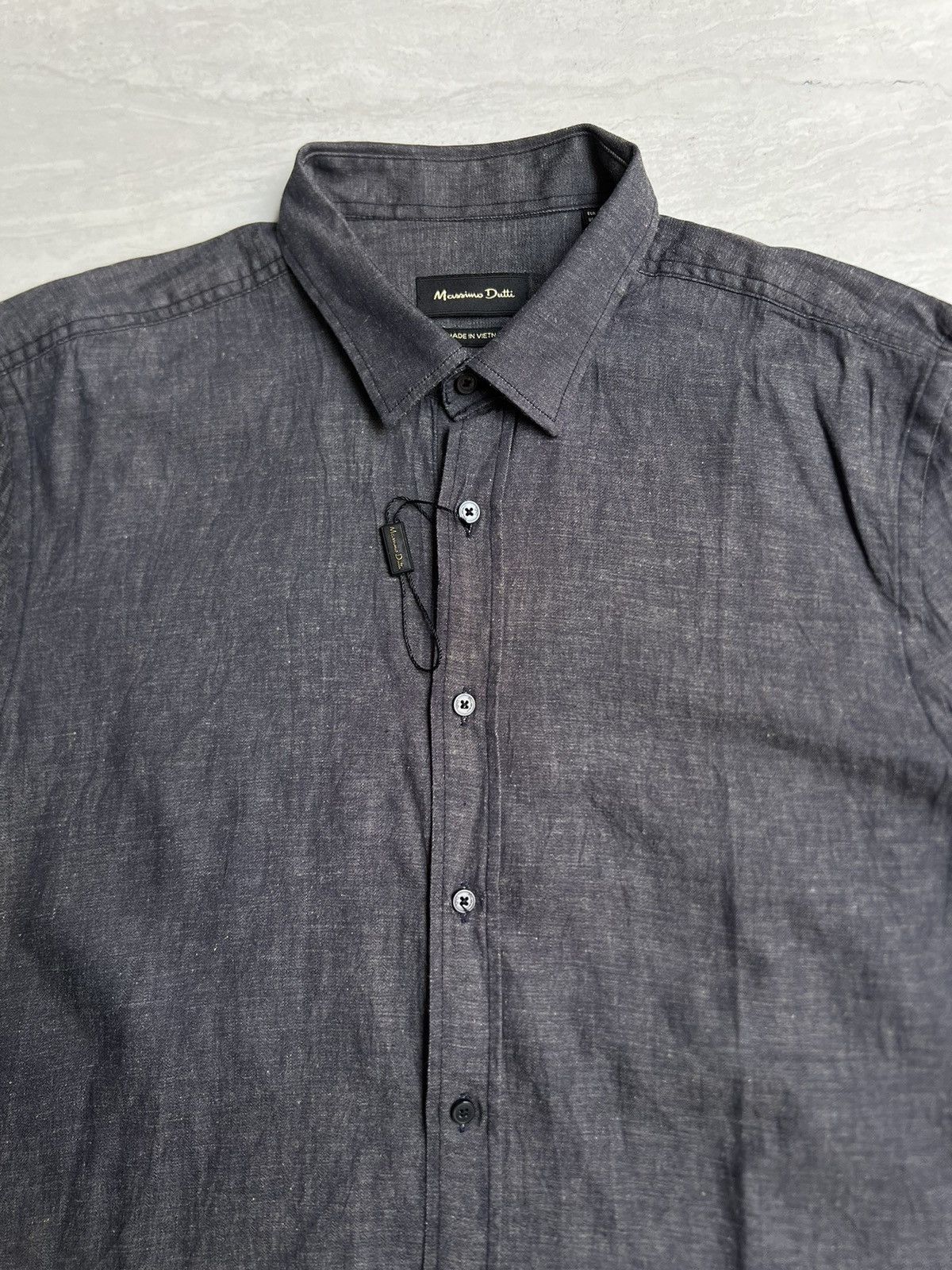 Massimo Dutti Massimo Dutti Grey Shirt Size US M / EU 48-50 / 2 - 3 Thumbnail