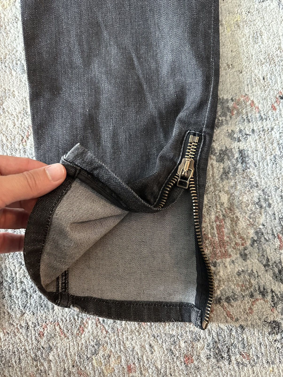 Faith Connexion BLACK OVERSIZED POCKET CARGO DENIM JEANS Size US 32 / EU 48 - 12 Thumbnail