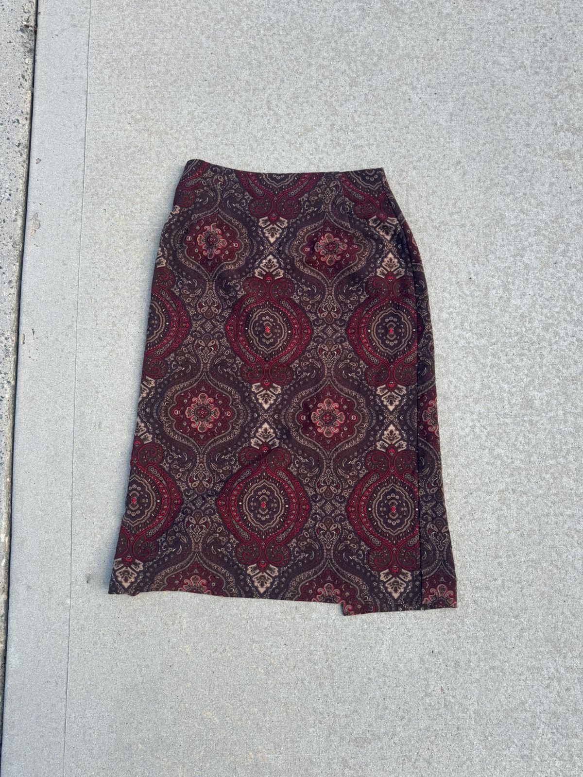 Other Vintage Briggs New York Paisley skirt Size 32" / US 10 / IT 46 - 1 Thumbnail