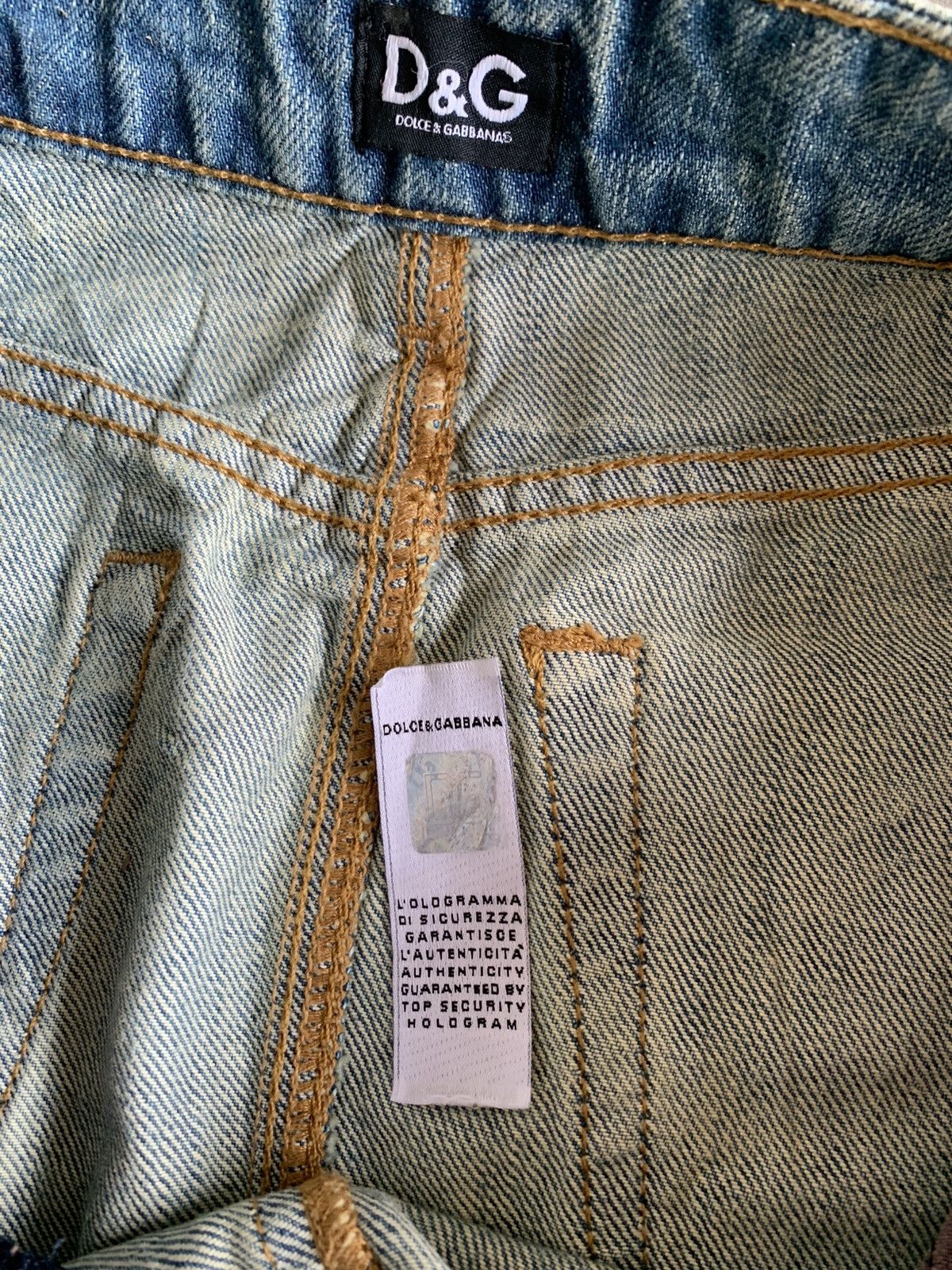 Dolce & Gabbana Dolce & Gabbana Denim Vintage Skirt Size 24" / US 00 / IT 34 - 9 Thumbnail
