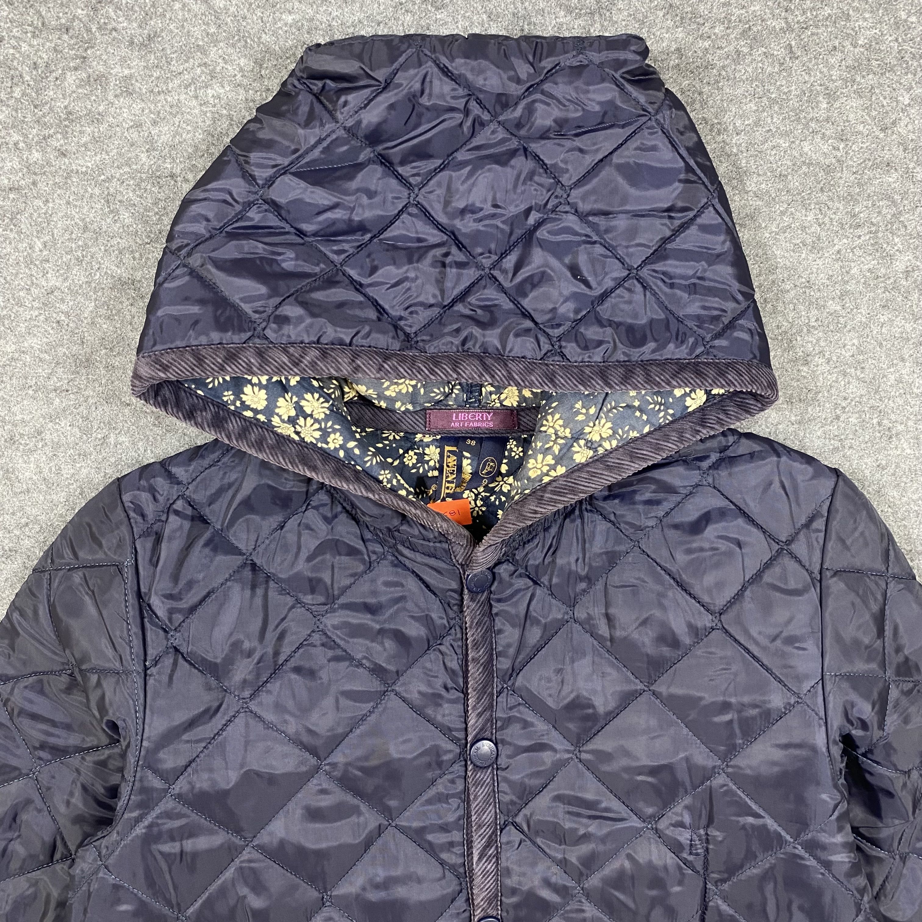Lavenham LAVENHAM X LIBERTY OF LONDON Floral Quilted Hooded -J581 Size US S / EU 44-46 / 1 - 6 Thumbnail