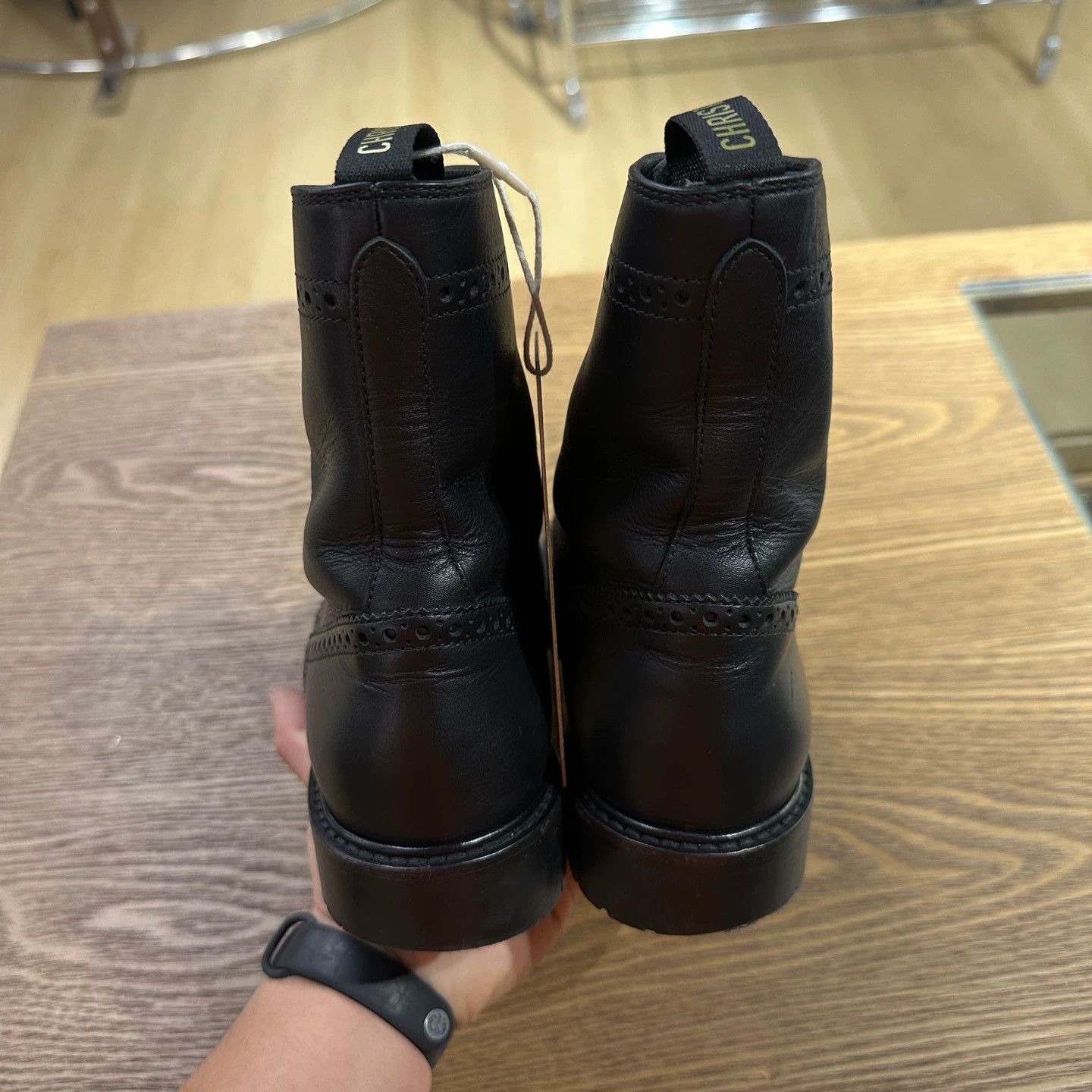Christian Dior Monsieur Dior mar79 CD embossed combat boots 36.5 EU Size US 6 / IT 36 - 5 Thumbnail