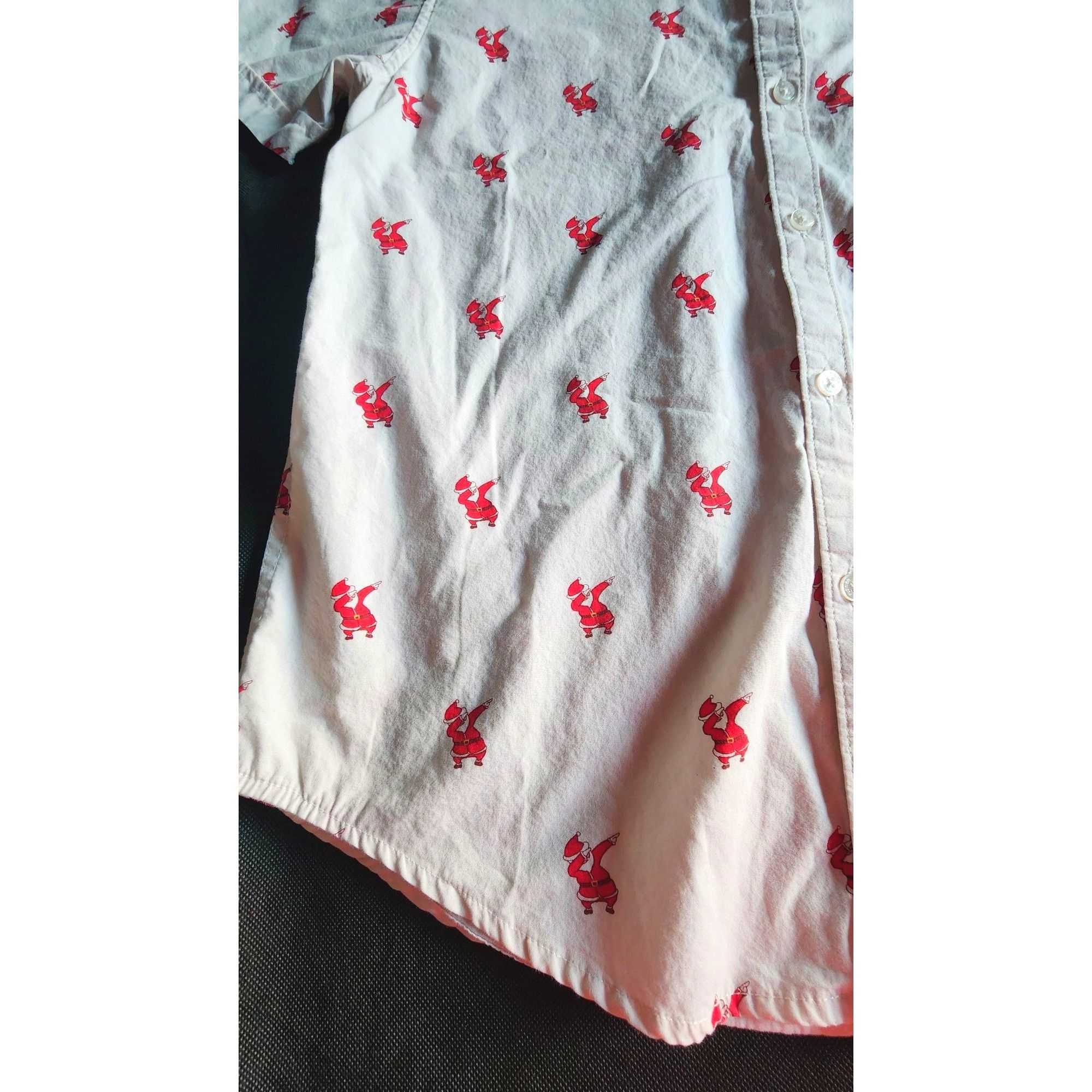 Other Mens Medium Button Down Shirt Dabbing Santa's Christmas Holi Size US M / EU 48-50 / 2 - 2 Thumbnail