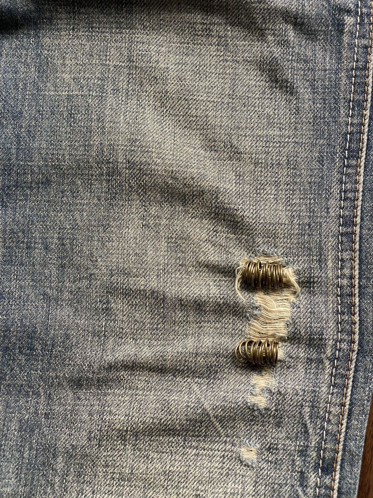 Marithe + Francois Girbaud MARITHE FRANCOIS GIRBAUD RING DENIM Size US 30 / EU 46 - 4 Thumbnail