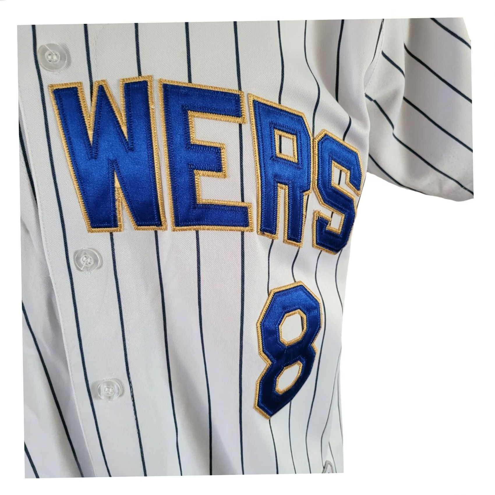 Vintage VINTAGE Majestic Milwaukee Brewers Ryan Braun 8 T-Shirt M White Short Sleeve V-Neck Mens Shirt Size US M / EU 48-50 / 2 - 3 Thumbnail