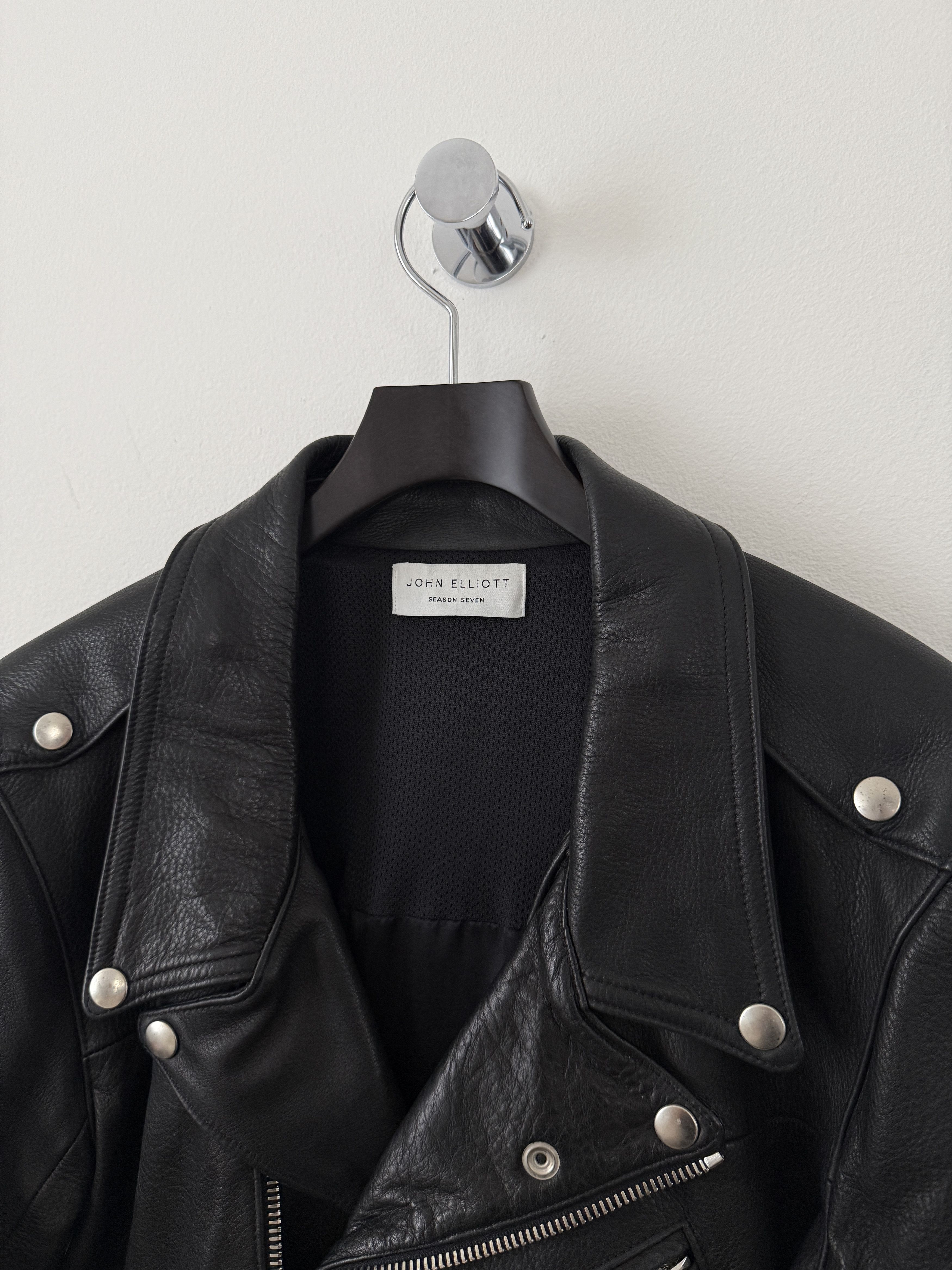John Elliott Leather Moto Jacket Size US L / EU 52-54 / 3 - 6 Thumbnail