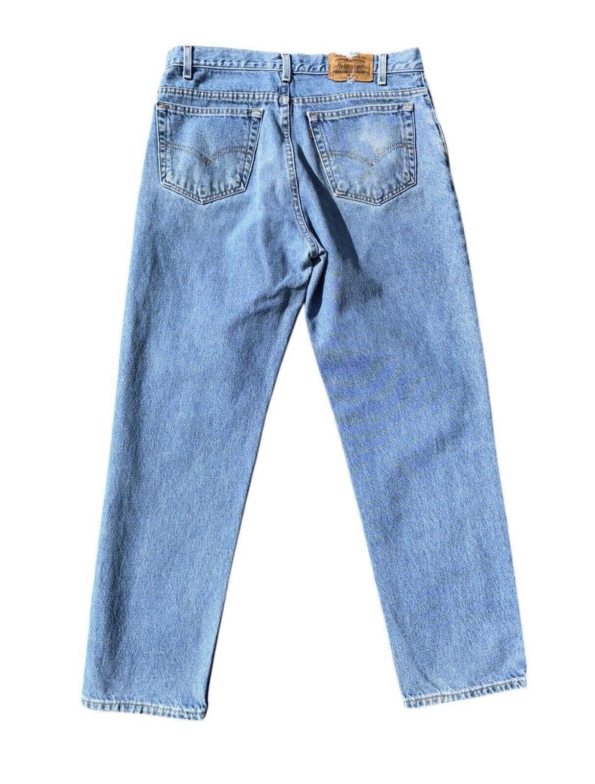 Levi's Vintage Levi's Blue Jeans 540 Denim Brown Tab 34x30 Size US 34 / EU 50 - 2 Thumbnail