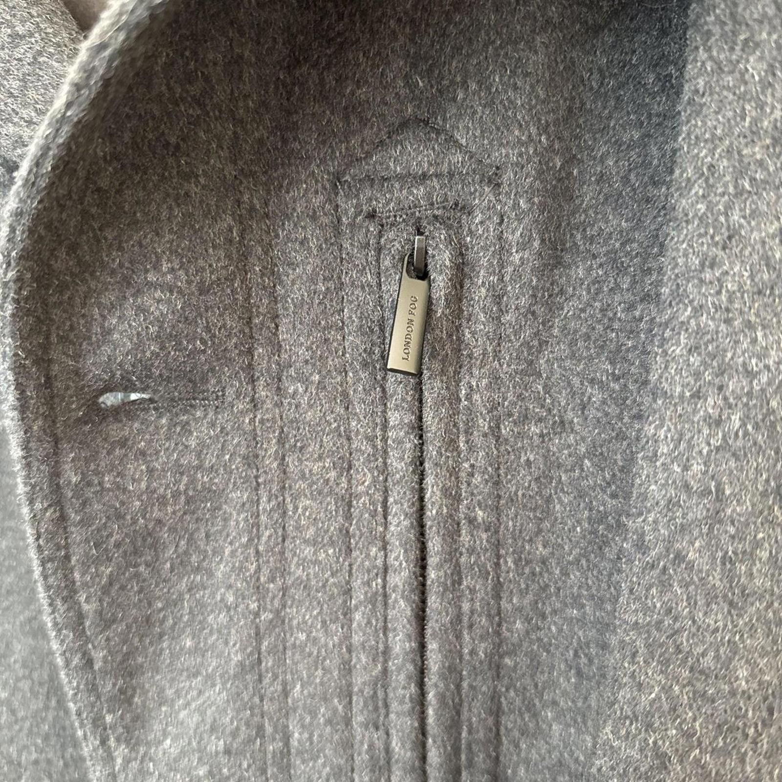 Other London Fog Overcoat Men's Black Wool Size US XS / EU 42 / 0 - 4 Thumbnail
