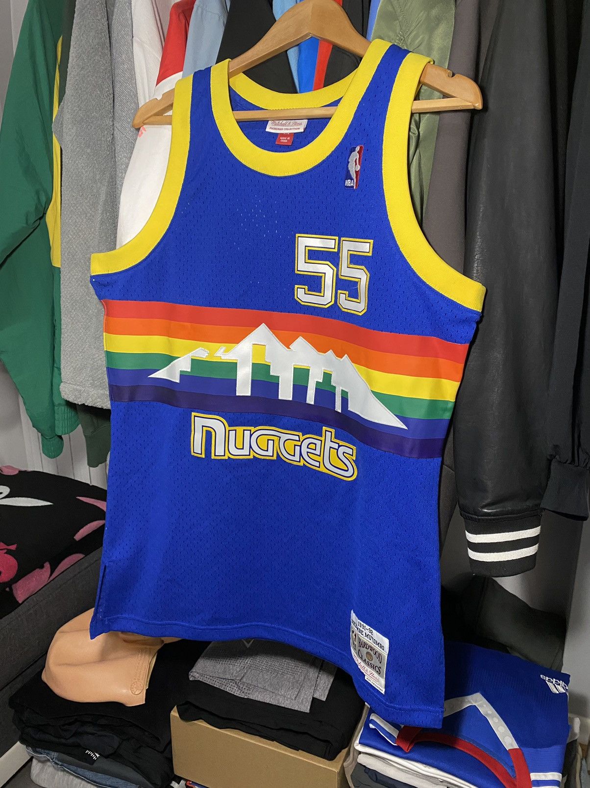 Mitchell & Ness × NBA × Vintage Mitchell & Ness NBA Swingman Jersey Denver Nuggets Mutombo Size US M / EU 48-50 / 2 - 3 Thumbnail