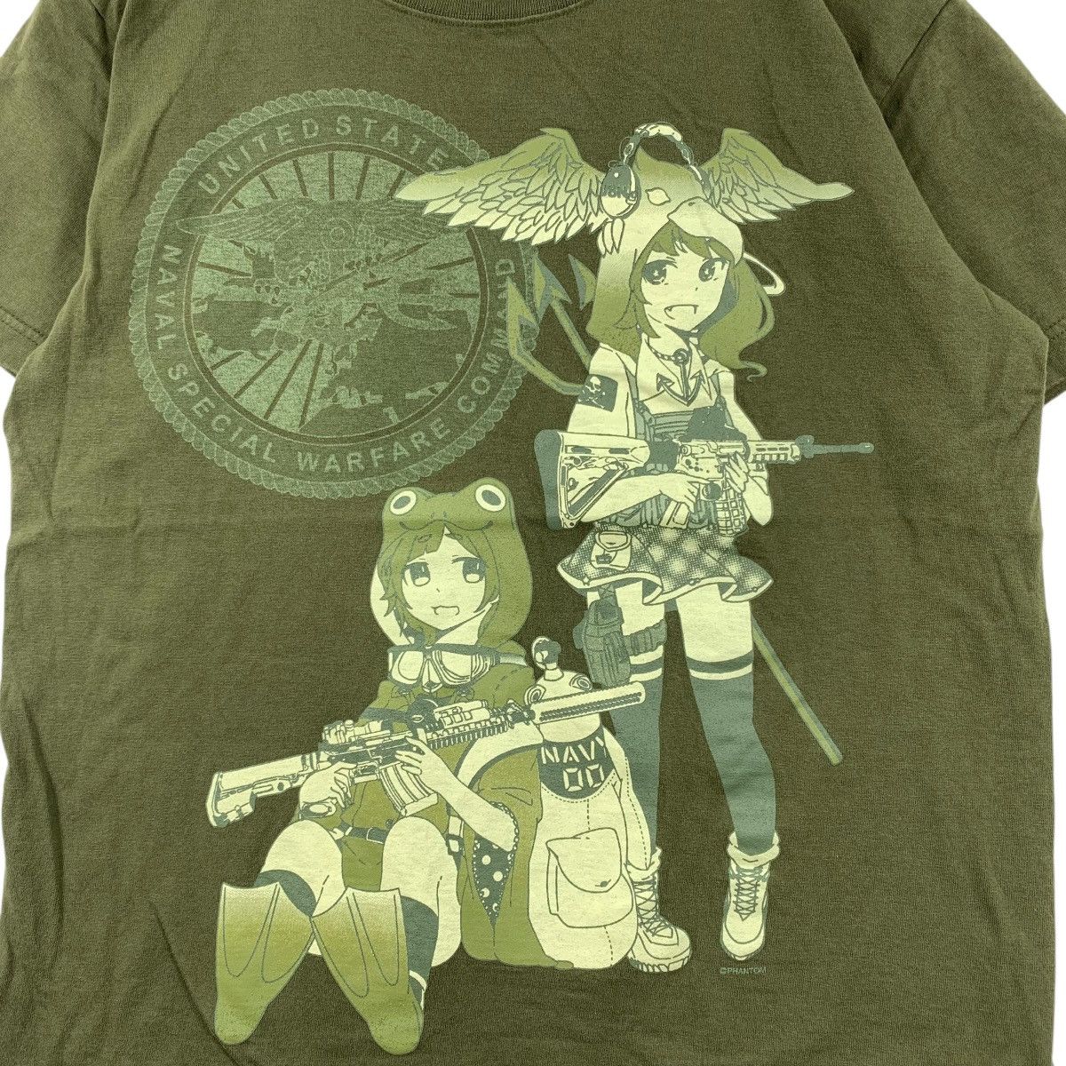Japanese Brand PHANTOM ANIME US Naval Special Warefare JapaneseAnime Tshirt Size US M / EU 48-50 / 2 - 3 Thumbnail