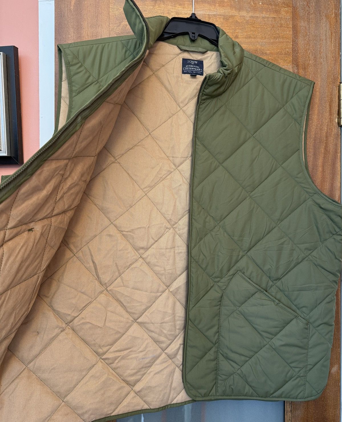 J.Crew J.Crew Men’s Outerwear Diamond Quilted Big Man Vest Size US XXL / EU 58 / 5 - 4 Thumbnail