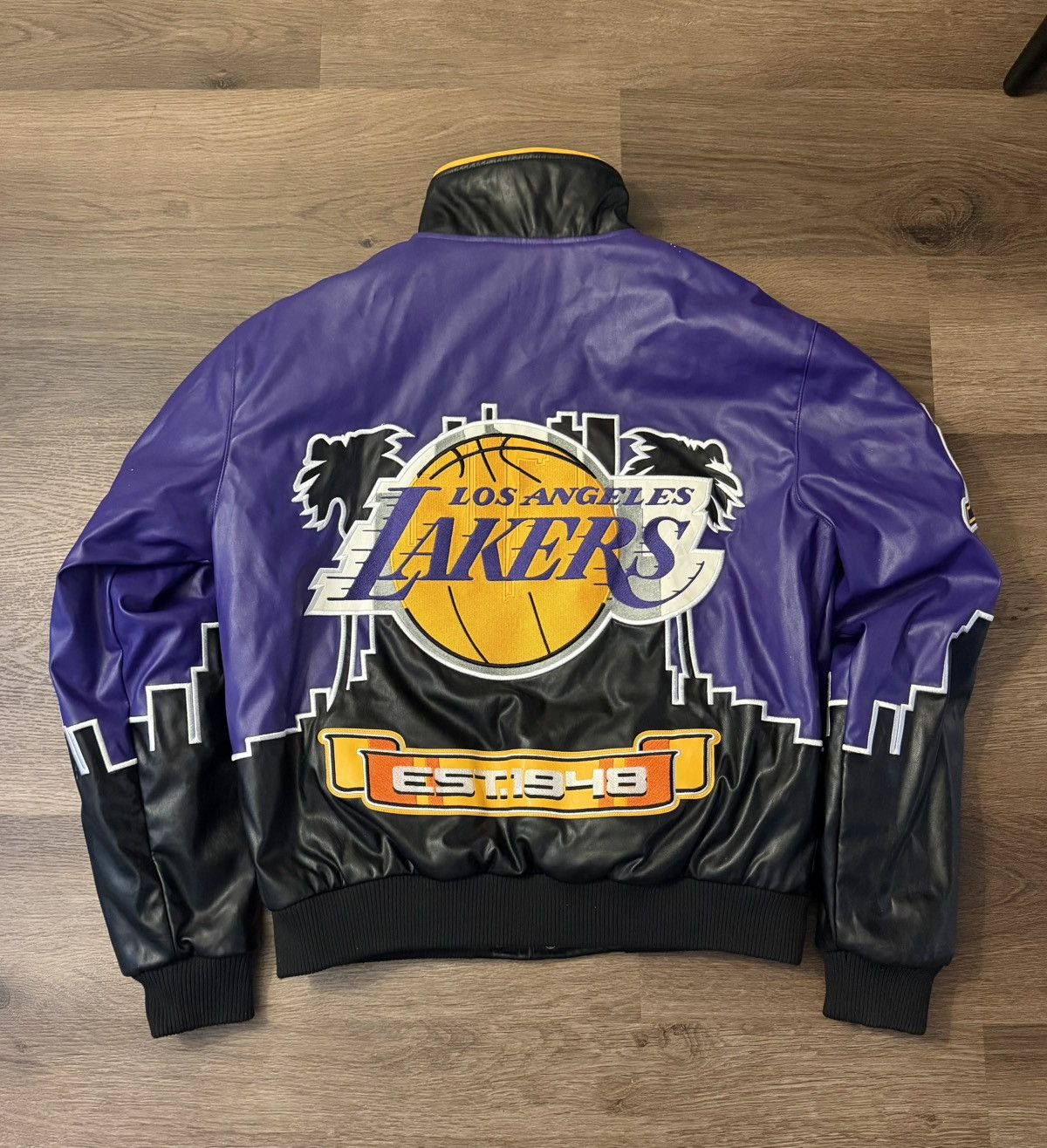 Jeff Hamilton LA Lakers Skyline Jacket by Jeff Hamilton Size US M / EU 48-50 / 2 - 2 Thumbnail