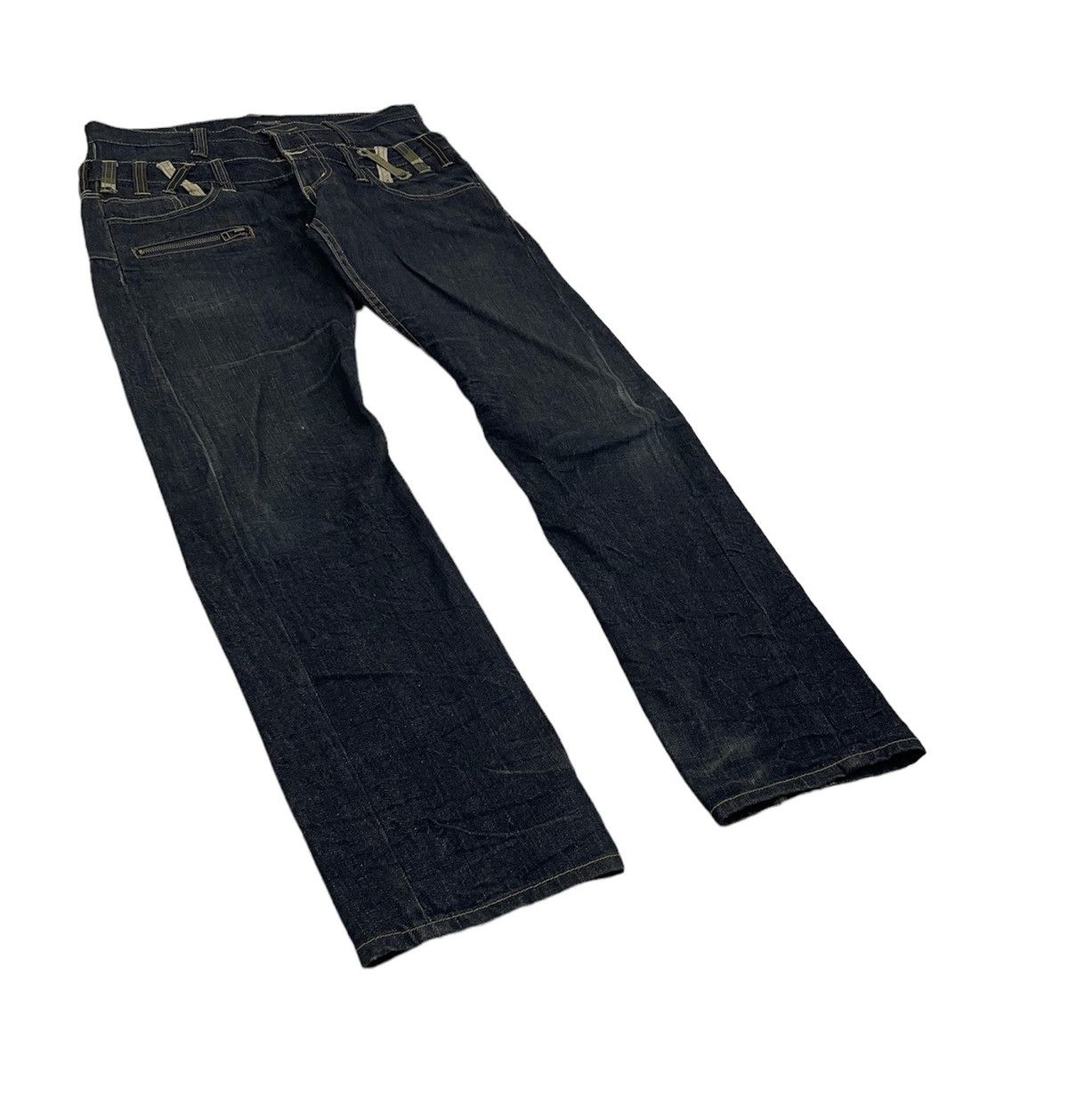 PPFM Dominate Handcrafted Japan Double Waist Jeans Size US 32 / EU 48 - 4 Thumbnail