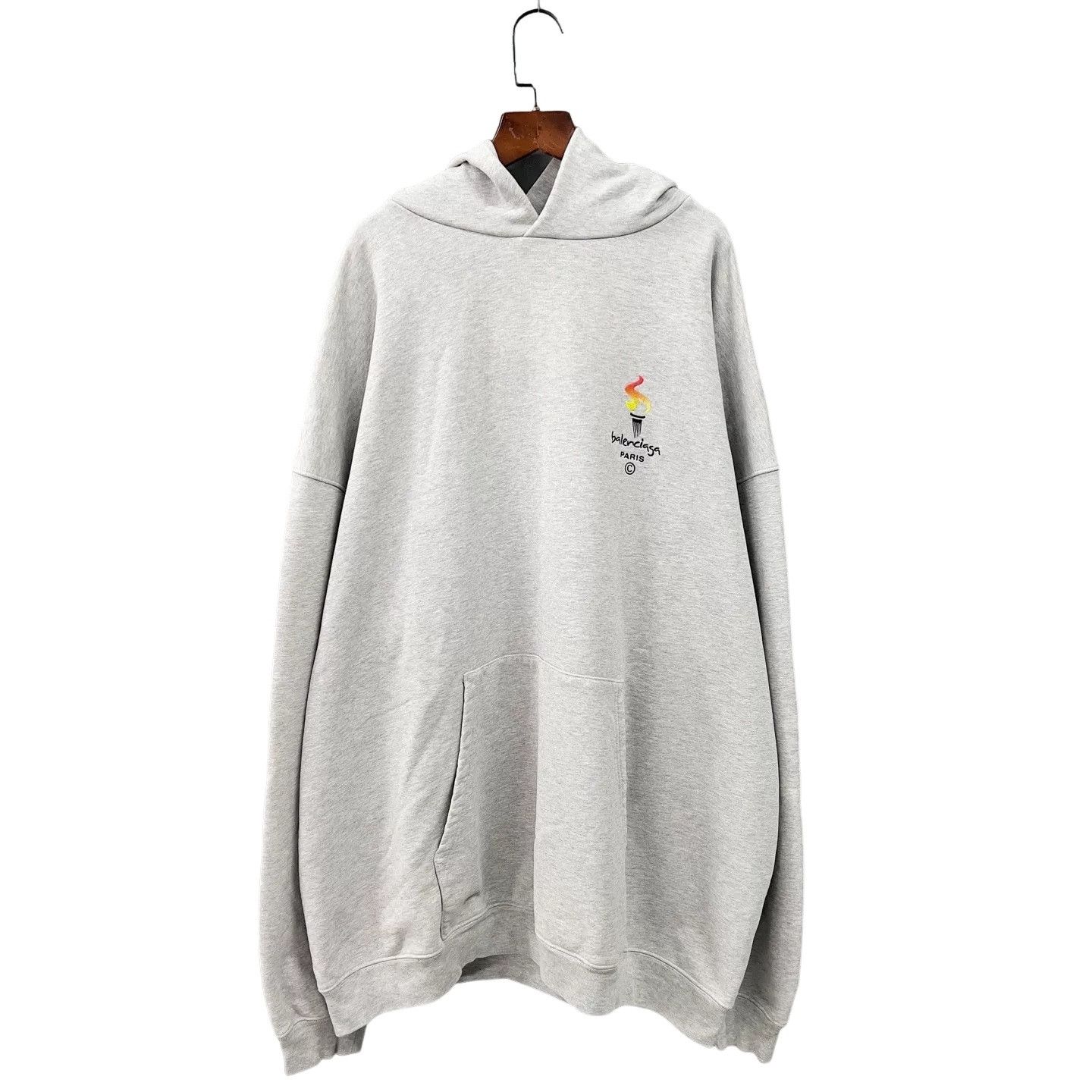 Balenciaga Balenciaga Torch Logo Hoodie Size XS Size US XS / EU 42 / 0 - 1 Thumbnail