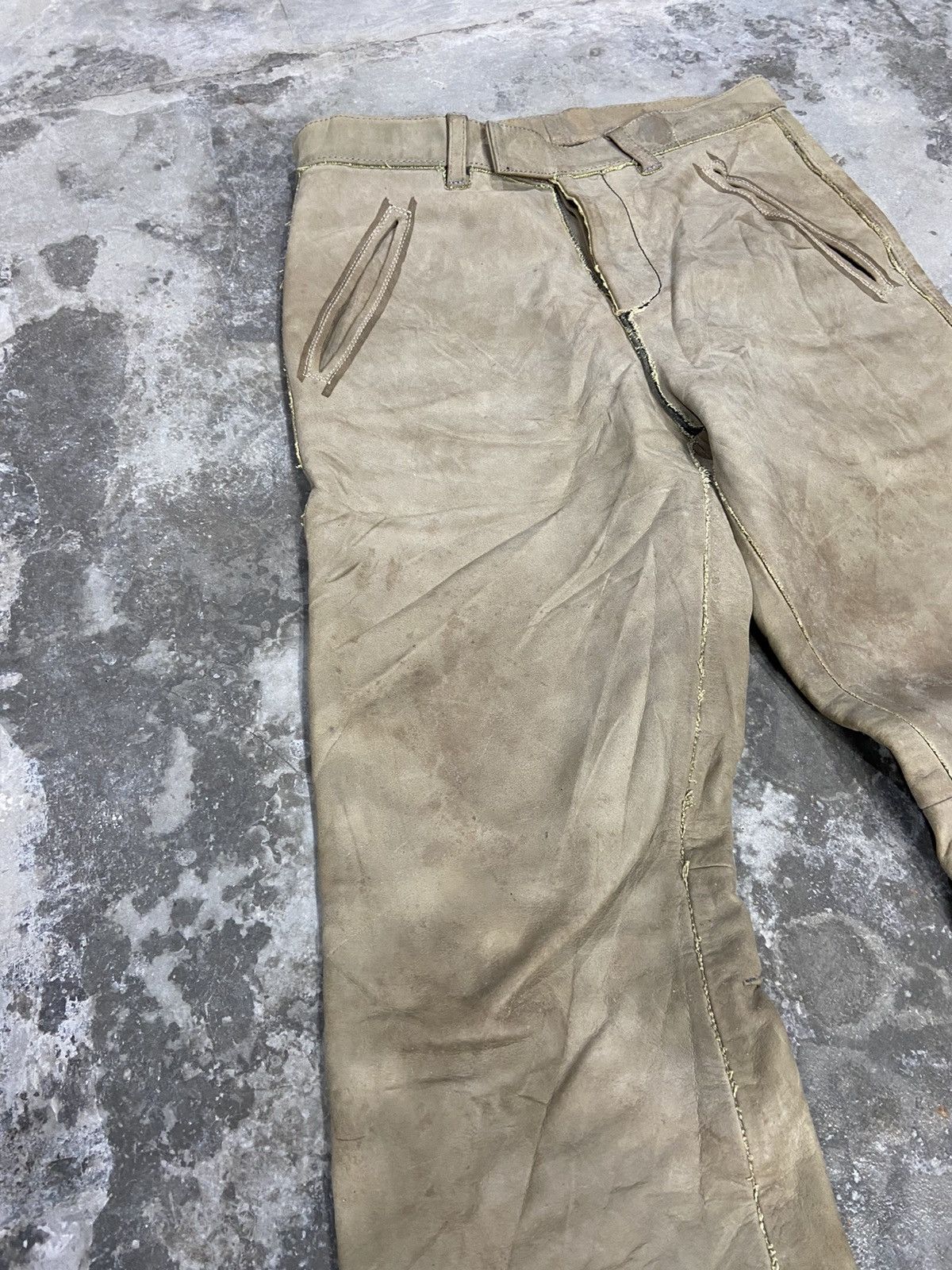 RIPVANWINKLE Ripvanwinkle steer leather bikers pants Size US 32 / EU 48 - 2 Thumbnail