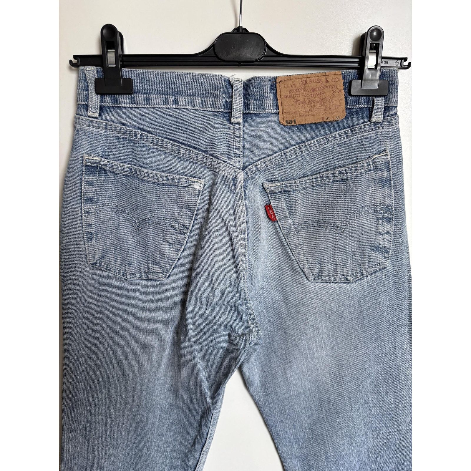Levi's Vintage Levi’s 501 W31 L34 – USA Made – 90s Light Wash 524 Size US 31 - 8 Thumbnail