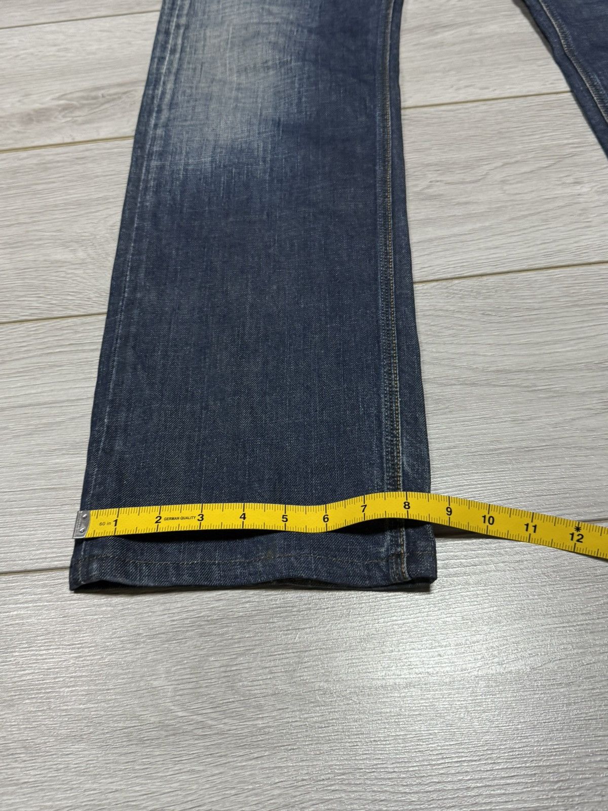 Diesel VINTAGE flare Y2K DIESEL YARIK LOGO DISTRESSED JEANS 34 Size US 34 / EU 50 - 9 Thumbnail