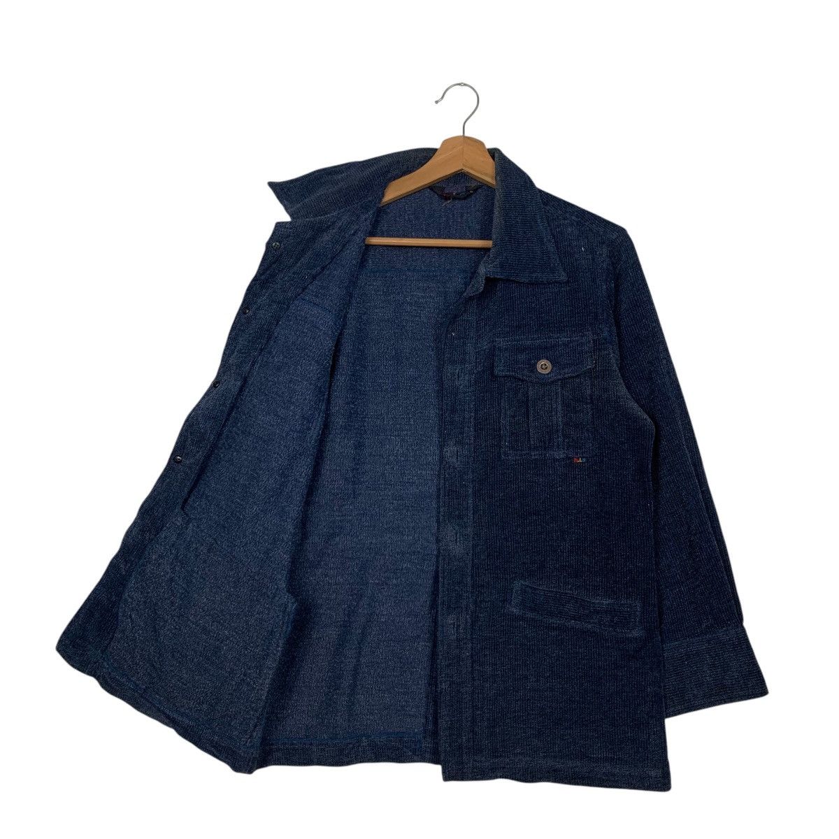 Vintage H.I.S Equipment Militaries Corduroy Chore Jacket #2831-C128 Size L / US 10 / IT 46 - 8 Thumbnail