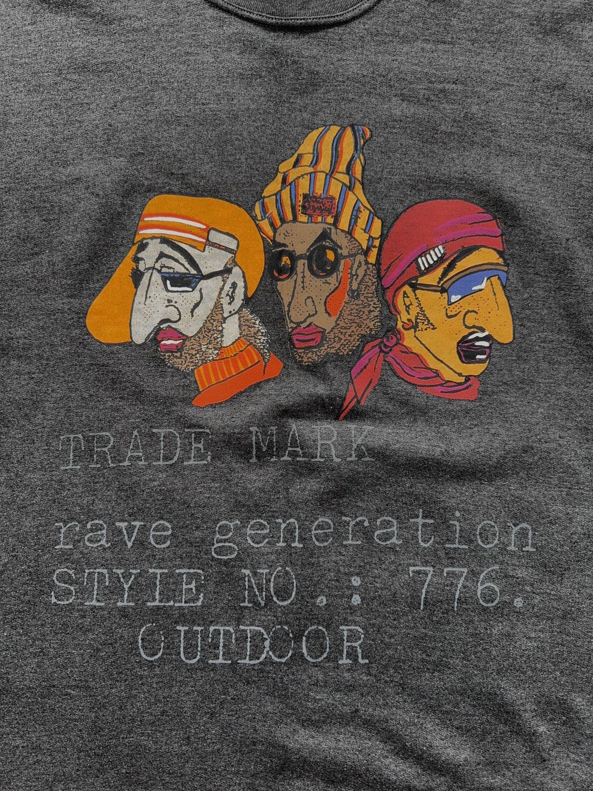 Rap Tees × Vintage Rap Afroamerican Vintage Oversize Sweatshirt Size US XL / EU 56 / 4 - 8 Thumbnail