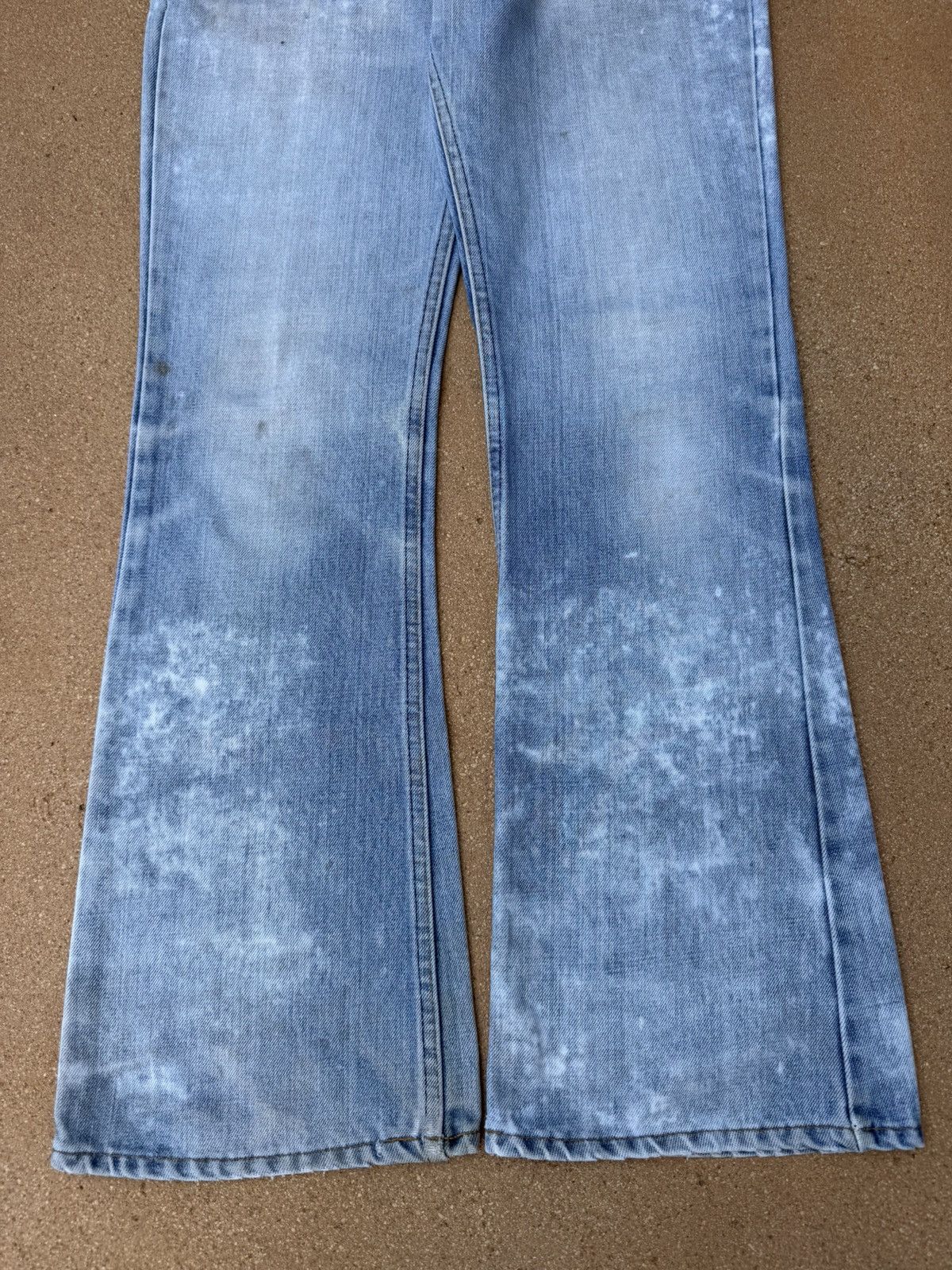 Levi's Vtg 70’s Levi’s 646 Orange Tab Bellbottom Flare Jeans 31x31 Size US 31 - 3 Thumbnail