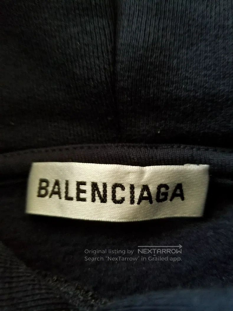 Balenciaga Balenciaga Deep Blue Eiffel Tower Sweatshirt S Size Size US S / EU 44-46 / 1 - 5 Thumbnail