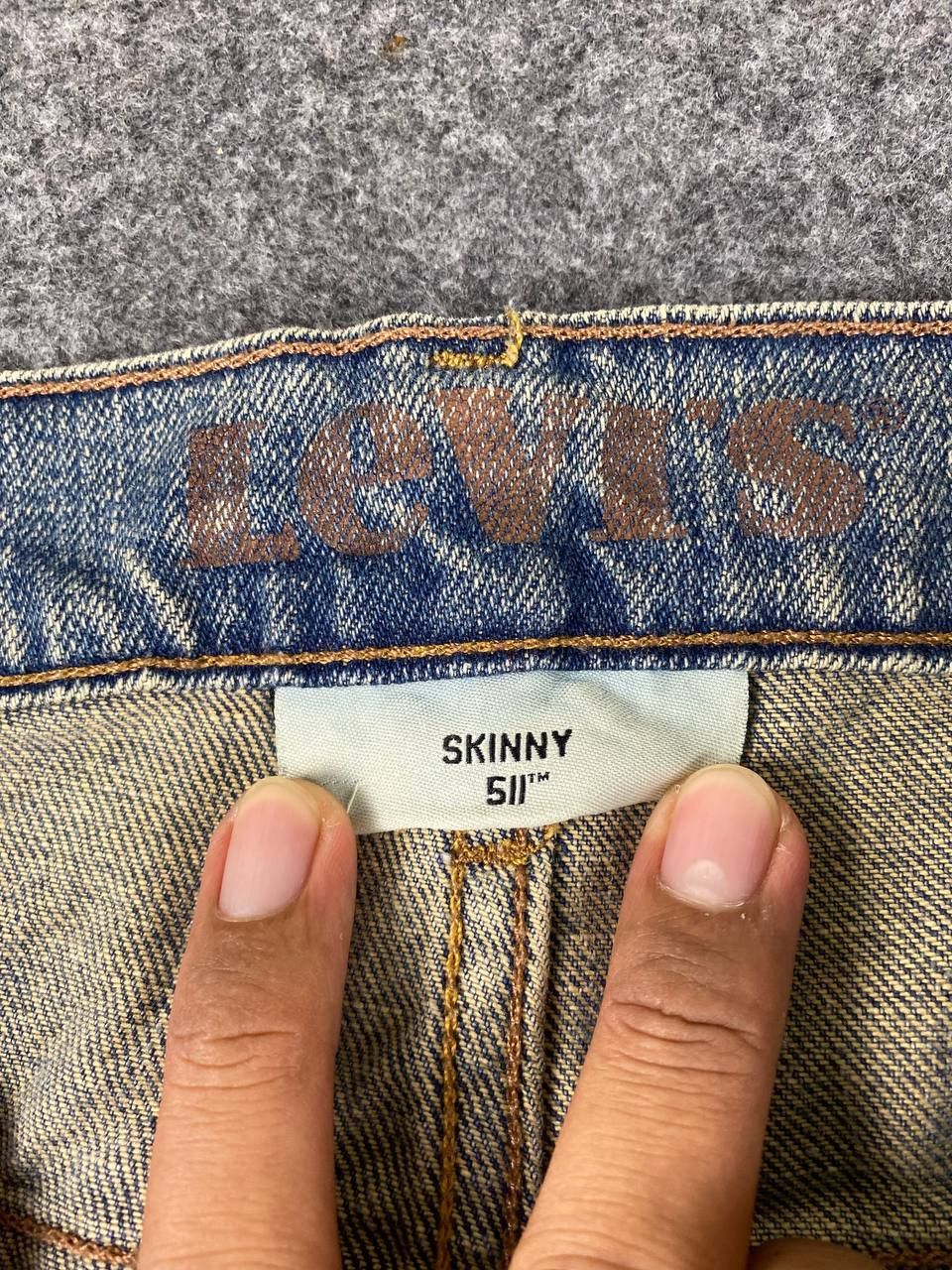 Levi's vintage levis 511 skinny denim nice design Size US 32 / EU 48 - 14 Thumbnail