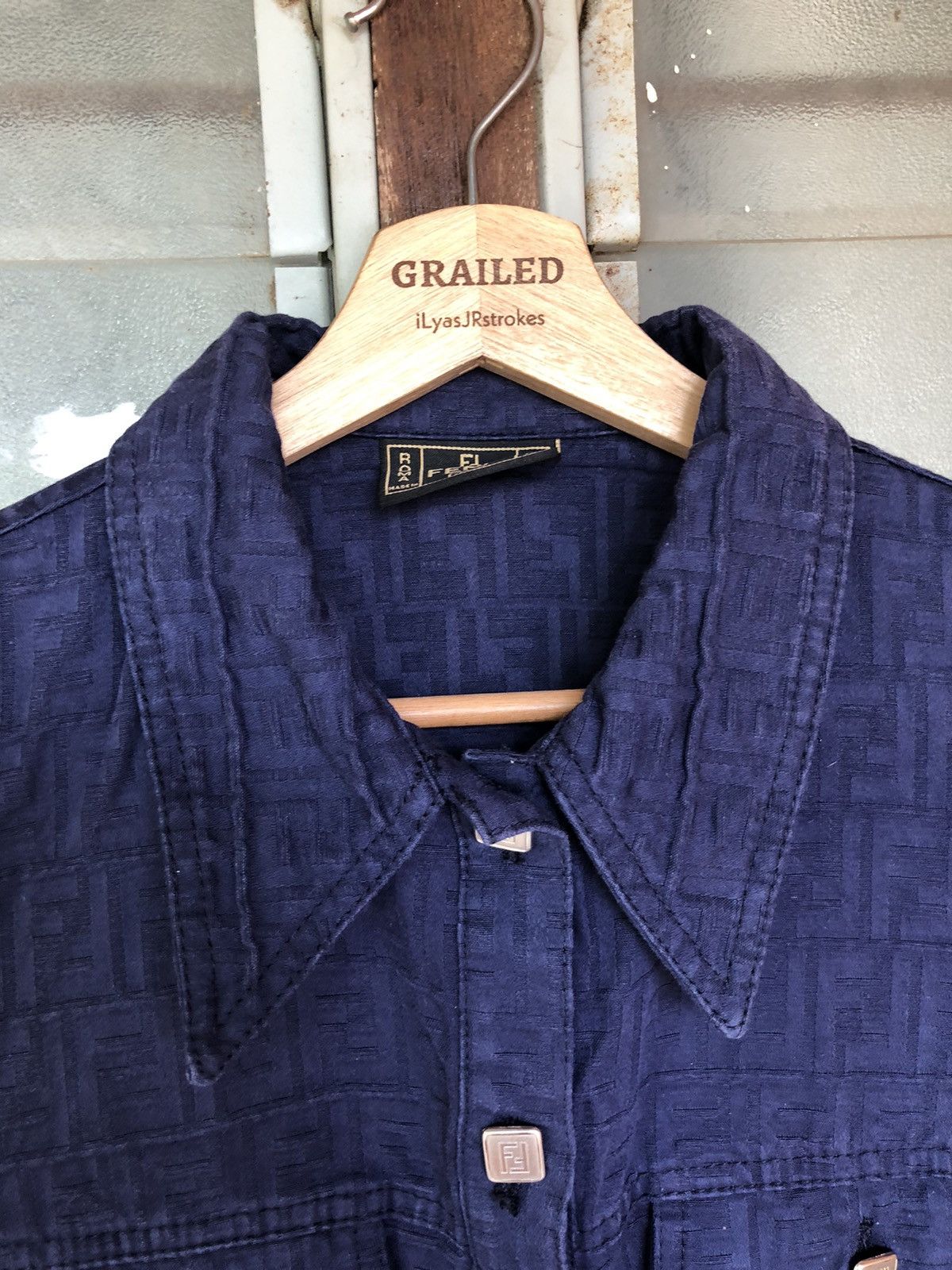 Fendi Fendi Monogram Denim Vest Size US S / EU 44-46 / 1 - 4 Thumbnail