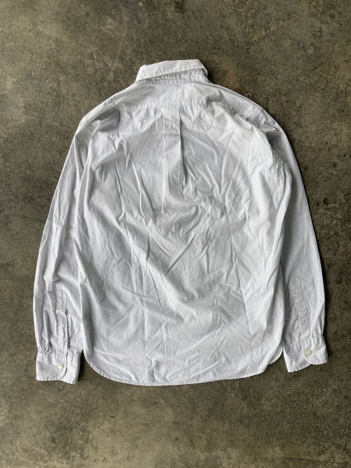 Engineered Garments Engineered Garments Polka Dot Button Up Shirt White Navy Size US M / EU 48-50 / 2 - 3 Thumbnail