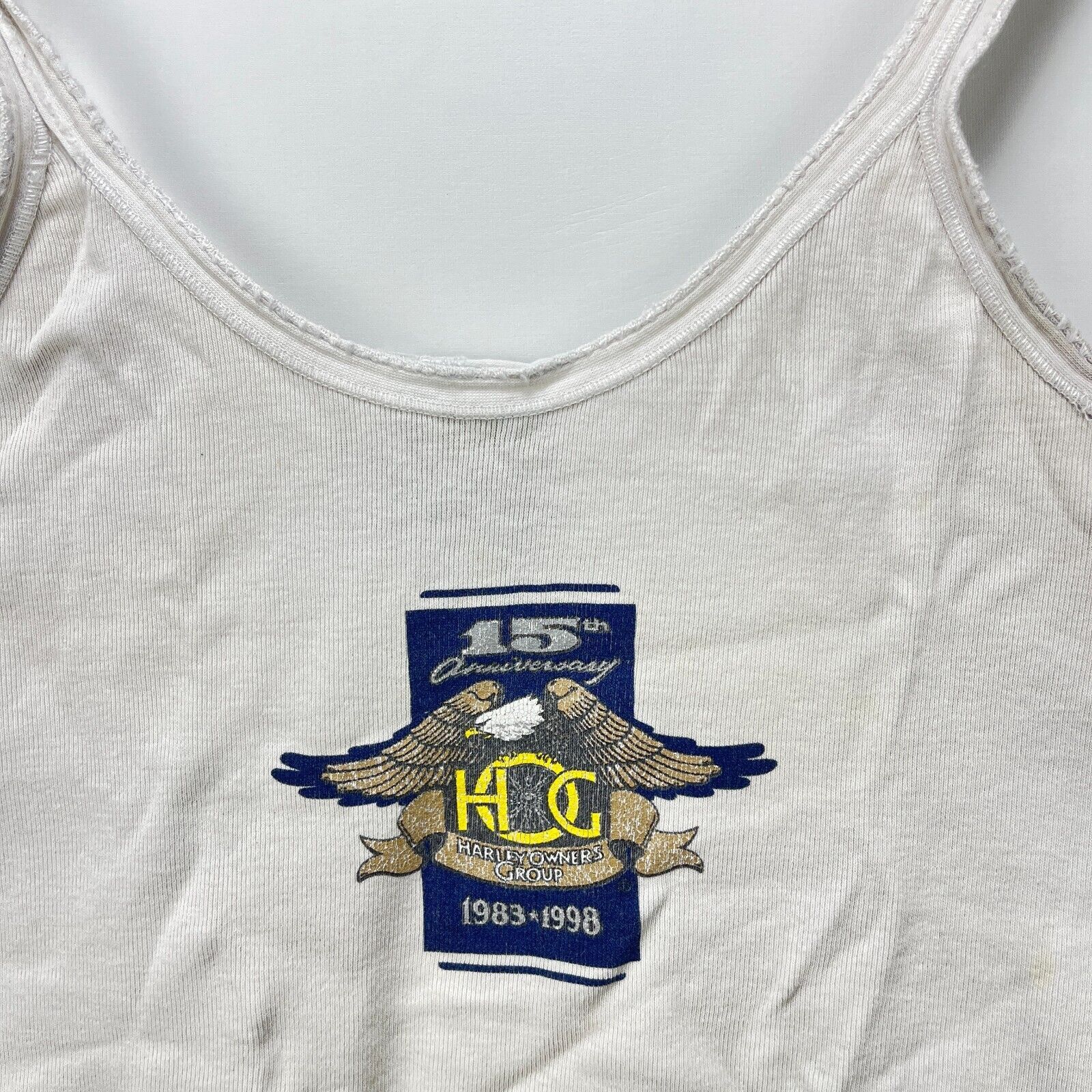 Vintage Vintage 90s Harley Davidson Tank Top Shirt Womens Large Size L / US 10 / IT 46 - 2 Thumbnail