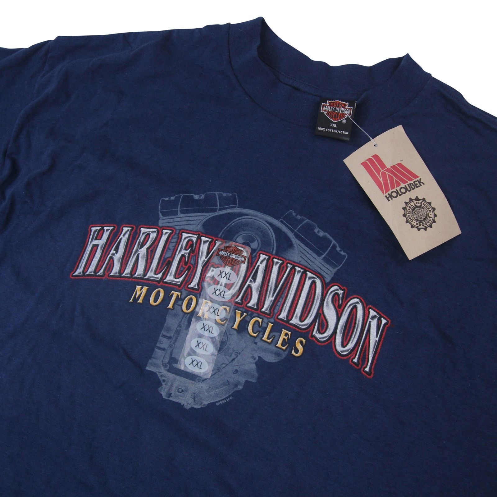 Harley Davidson NWT Vintage Harley Davidson Graphic T Shirt Size US XXL / EU 58 / 5 - 2 Thumbnail