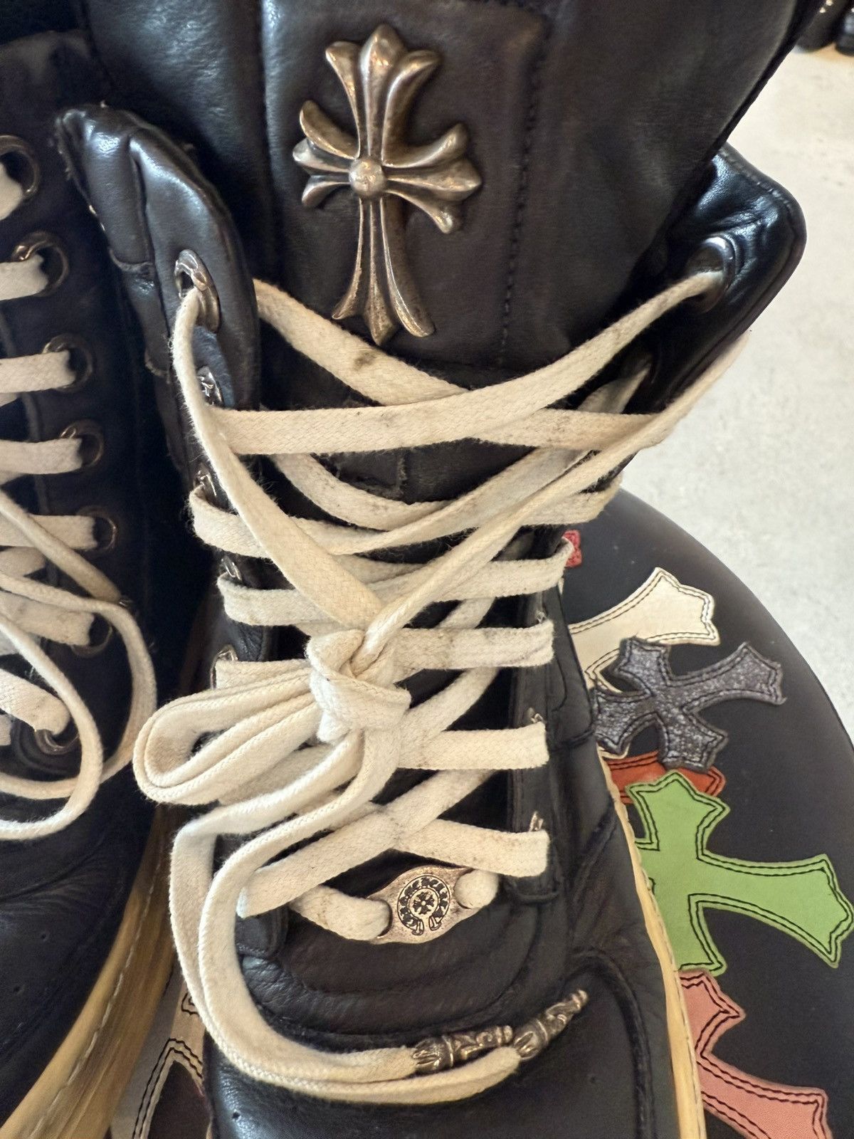 Chrome Hearts × Rick Owens CHROME HEARTS X RICK OWENS DUNKS Size US 9.5 / EU 42-43 - 3 Thumbnail
