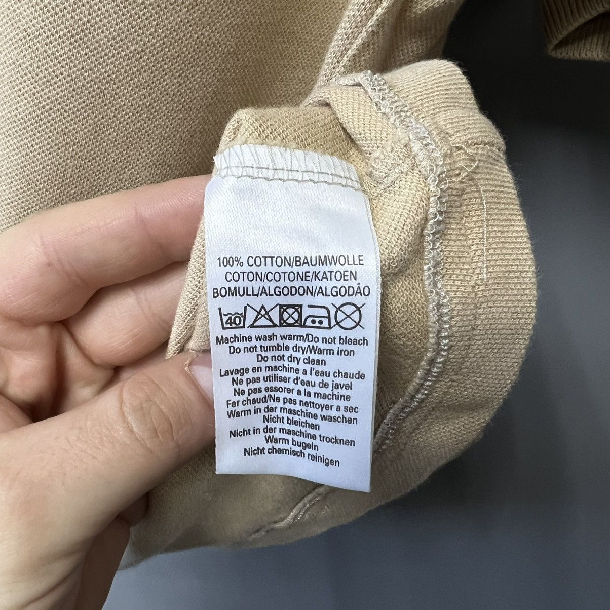 Burberry × Vintage Vintage Burberrys Polo Shirt 90s beige Size US S / EU 44-46 / 1 - 11 Thumbnail