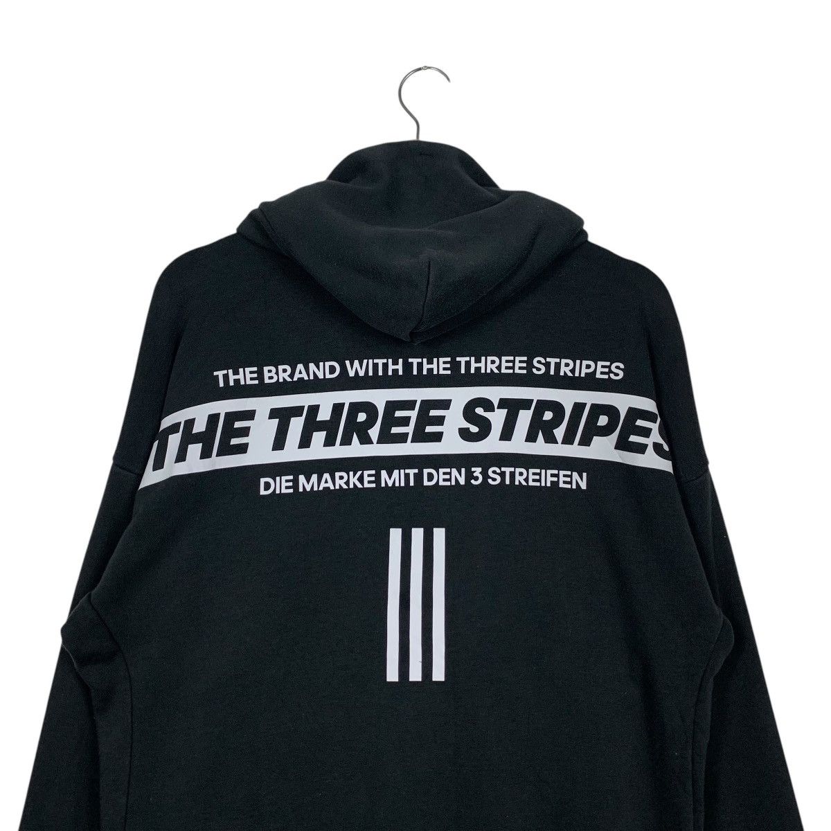 Adidas ADIDAS Big Logo Zipper Hoodies Sweatshirt #1787-C79 Size US L / EU 52-54 / 3 - 2 Thumbnail