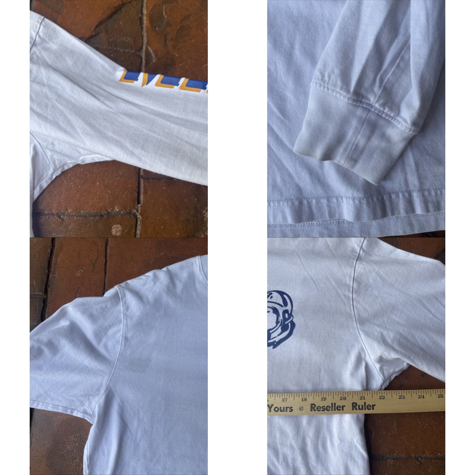Billionaire Boys Club VINTAGE Billionaire Boys Club BBC Heart Mind Long Sleeve Shirt L White Logo Mens Size US L / EU 52-54 / 3 - 8 Thumbnail