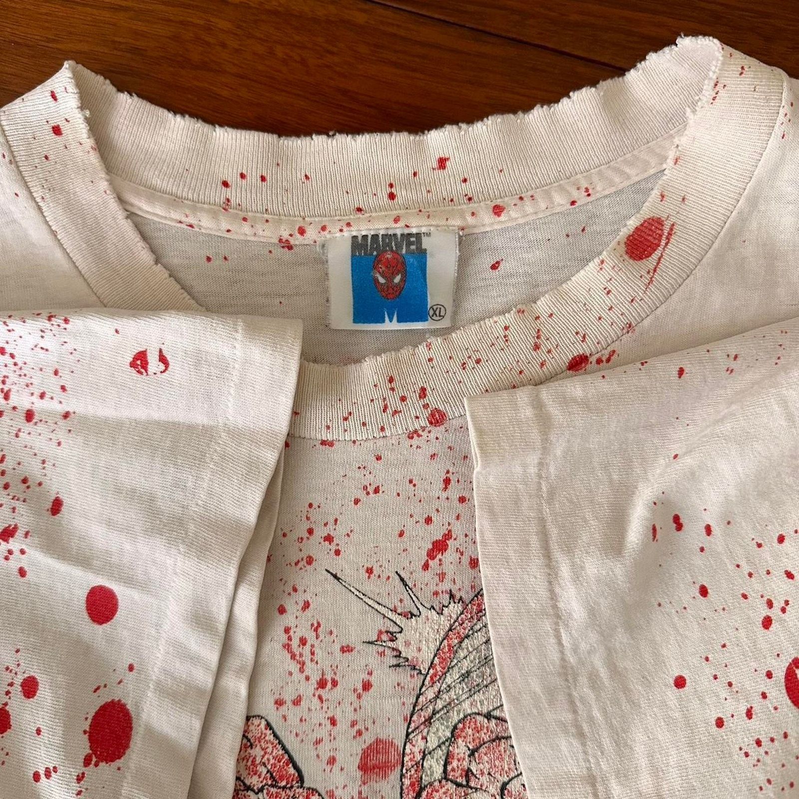 Marvel Comics × Vintage Vintage 1991 Captain America Marvel Shirt Size US L / EU 52-54 / 3 - 7 Thumbnail