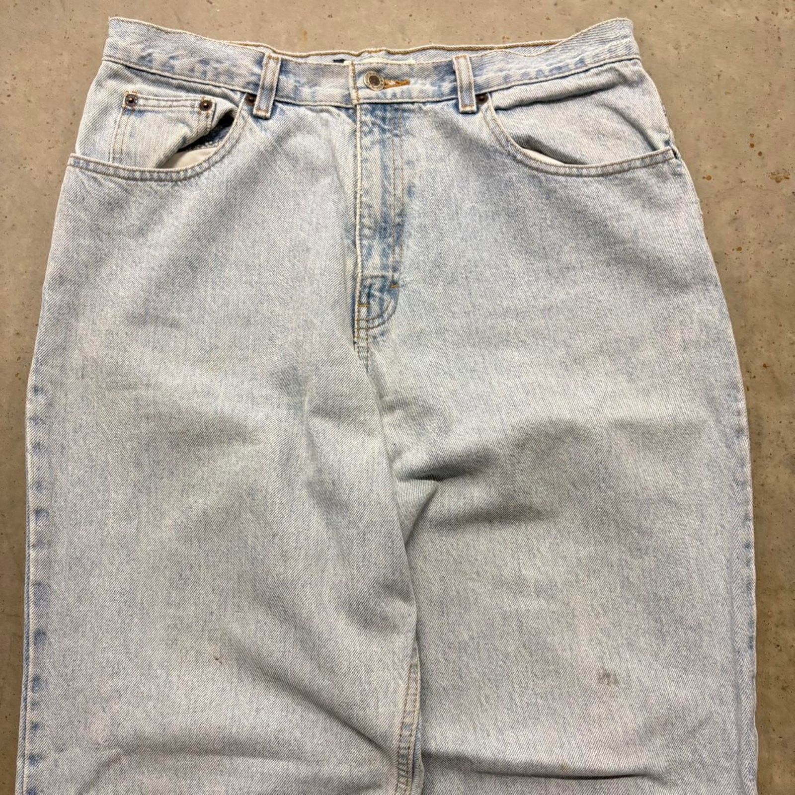 Japanese Brand × Vintage Crazy Vintage Y2K Canyon River Blues Loose Baggy Denim Jeans Size US 34 / EU 50 - 3 Thumbnail
