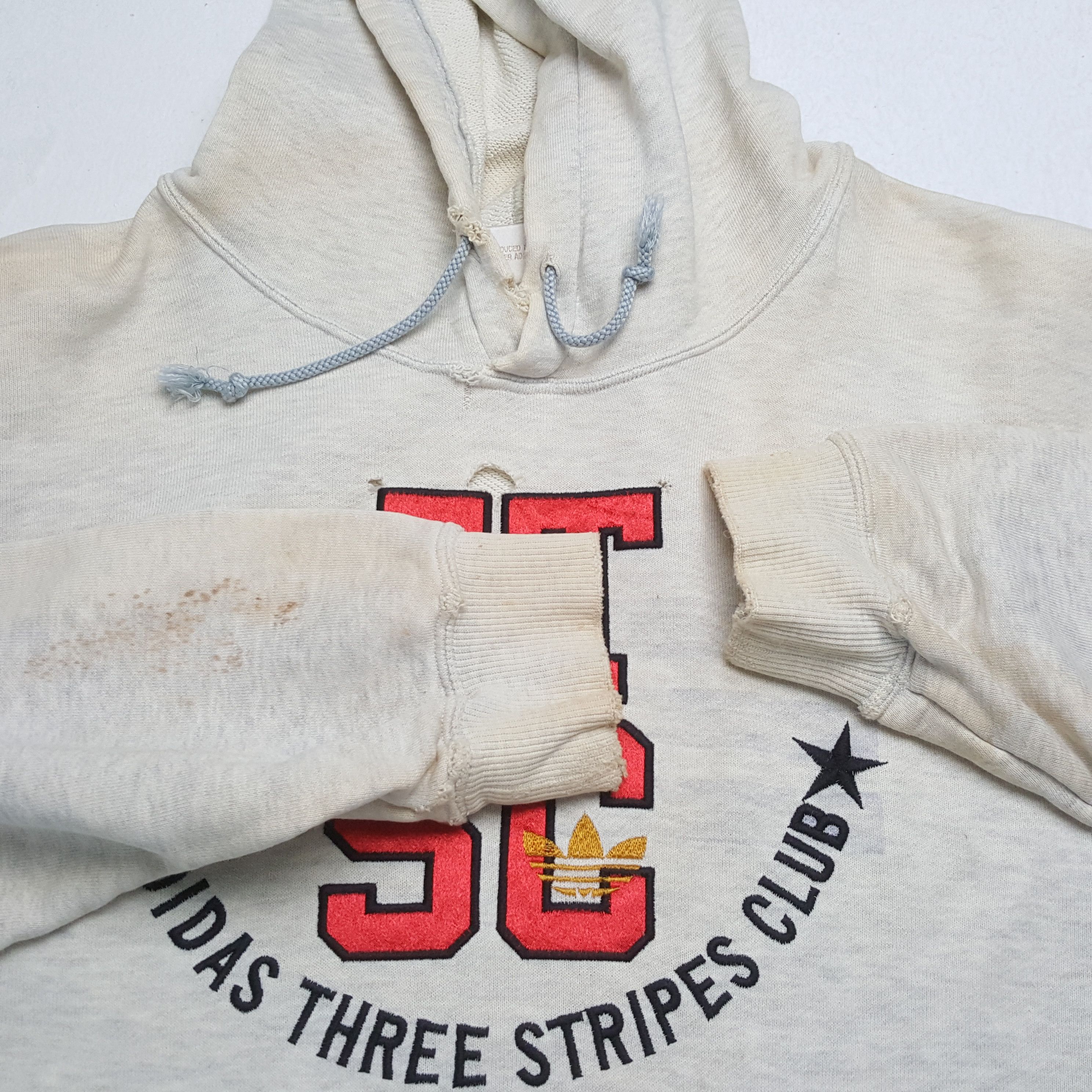 Adidas × Vintage ADIDAS ATSC Center Design Streetwear Style Hoodies Size US L / EU 52-54 / 3 - 11 Thumbnail