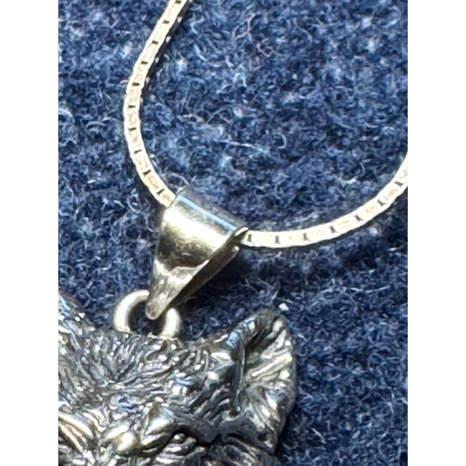 Other 925 Sterling Wolf Head 16in Necklace Italy 9grams Size ONE SIZE - 9 Thumbnail