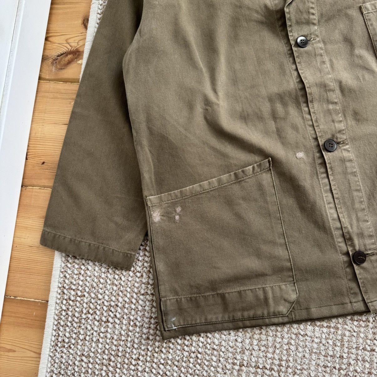 Vintage French distressed chore works vintage jacket Size US L / EU 52-54 / 3 - 5 Thumbnail