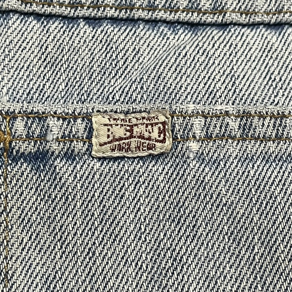 Big Mac Vintage 90s Faded Big Mac Baggy Wide Leg Carpenter Jeans Size US 32 / EU 48 - 5 Thumbnail