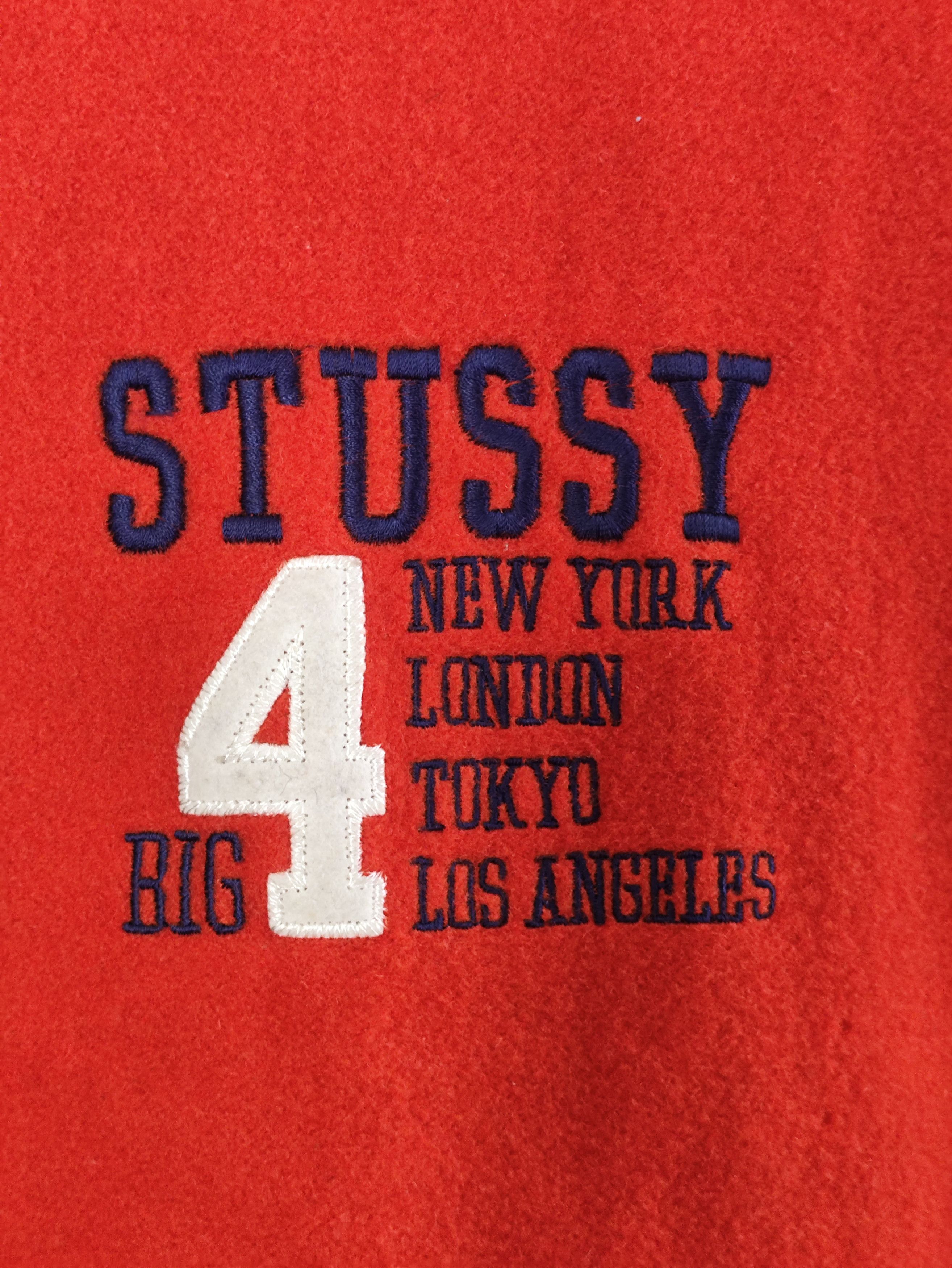 Stussy Stussy Vintage Big 4 Varsity Jacket Size US M / EU 48-50 / 2 - 3 Thumbnail