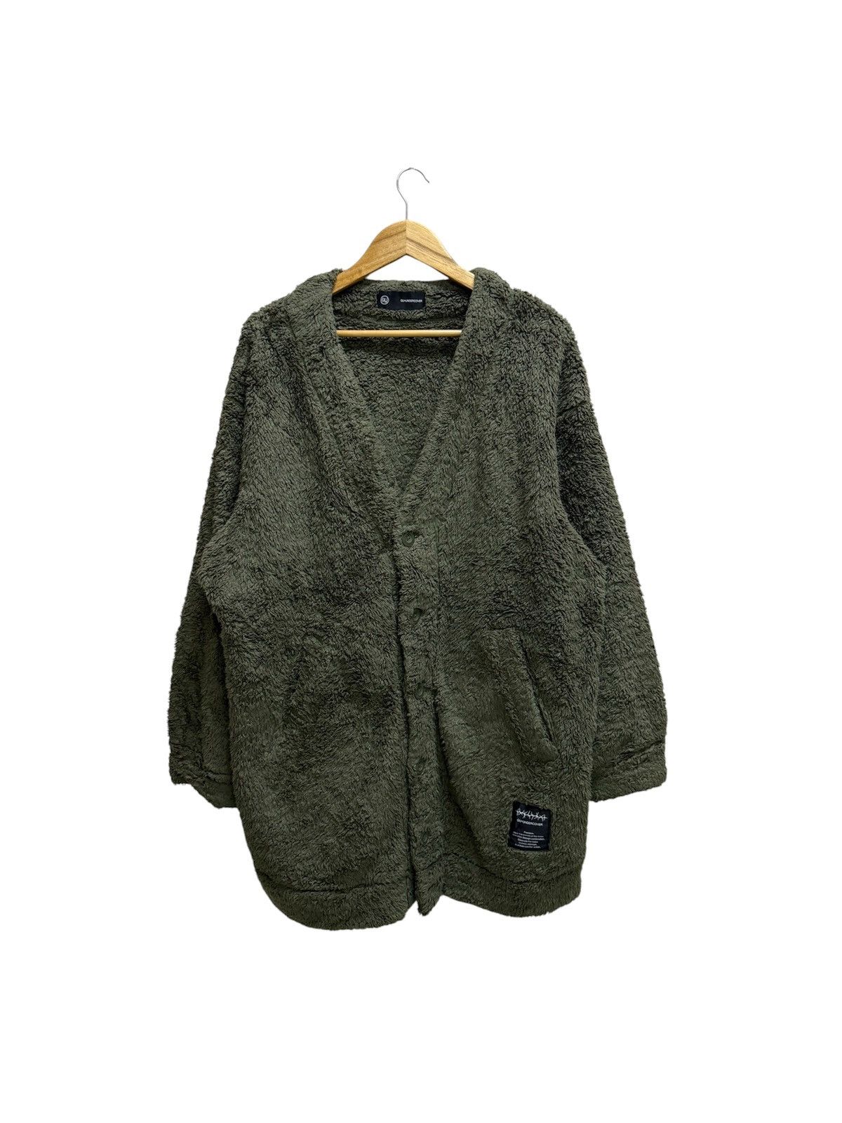 GU × Undercover Gu x Undercover Sherpa Fleece Cardigan Sweater Size US XL / EU 56 / 4 - 1 Thumbnail