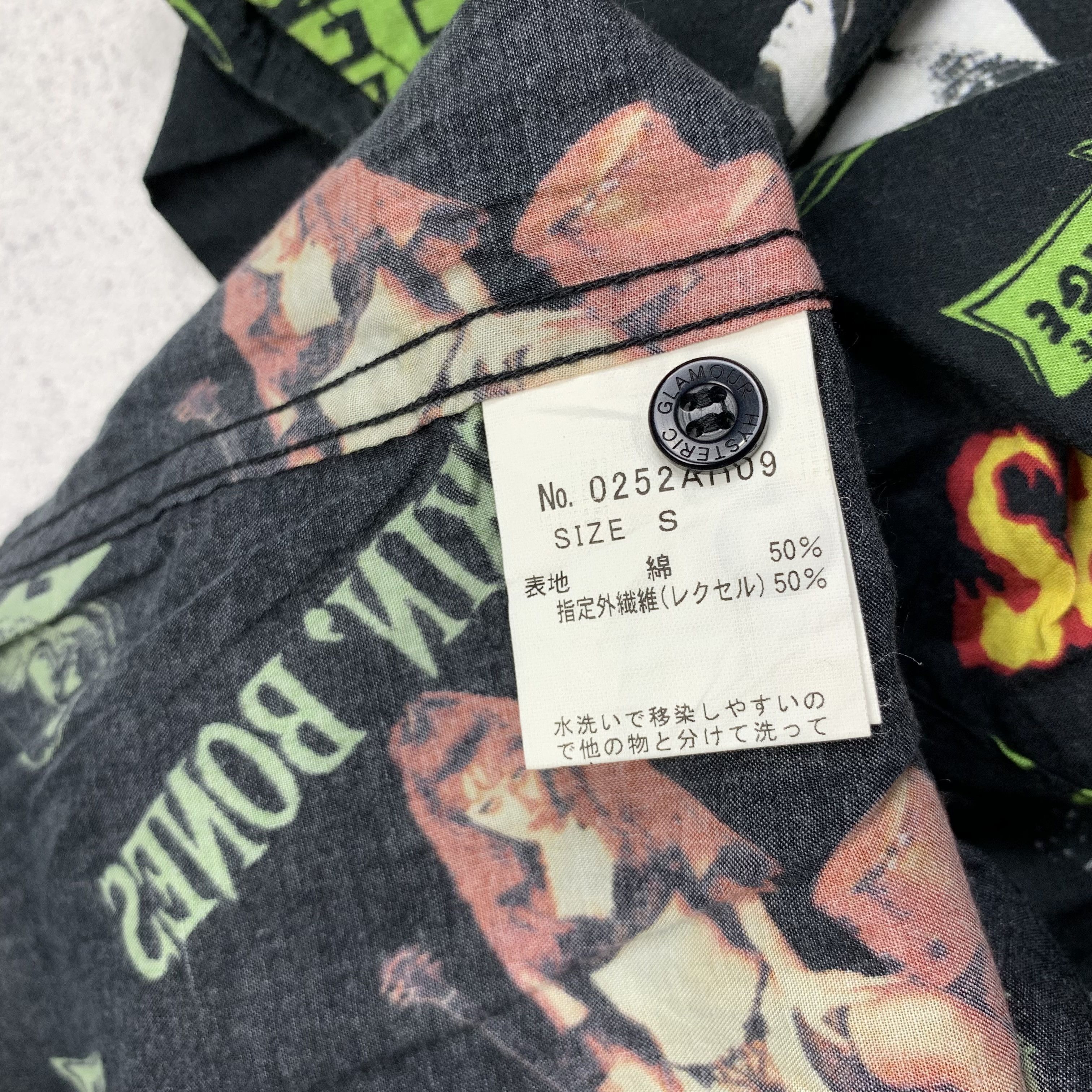Hysteric Glamour Hysteric Glamour The Cramps Button Up Shirt L/S Size US S / EU 44-46 / 1 - 7 Thumbnail