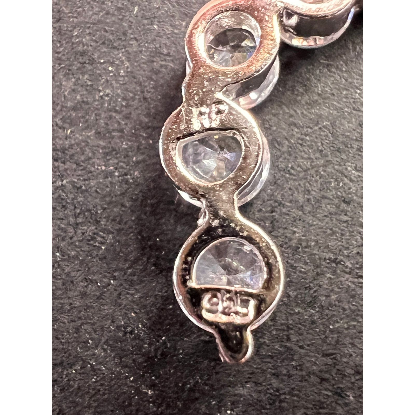 Other Curvy CZ earrings in 925 sterling silver Size ONE SIZE - 7 Thumbnail