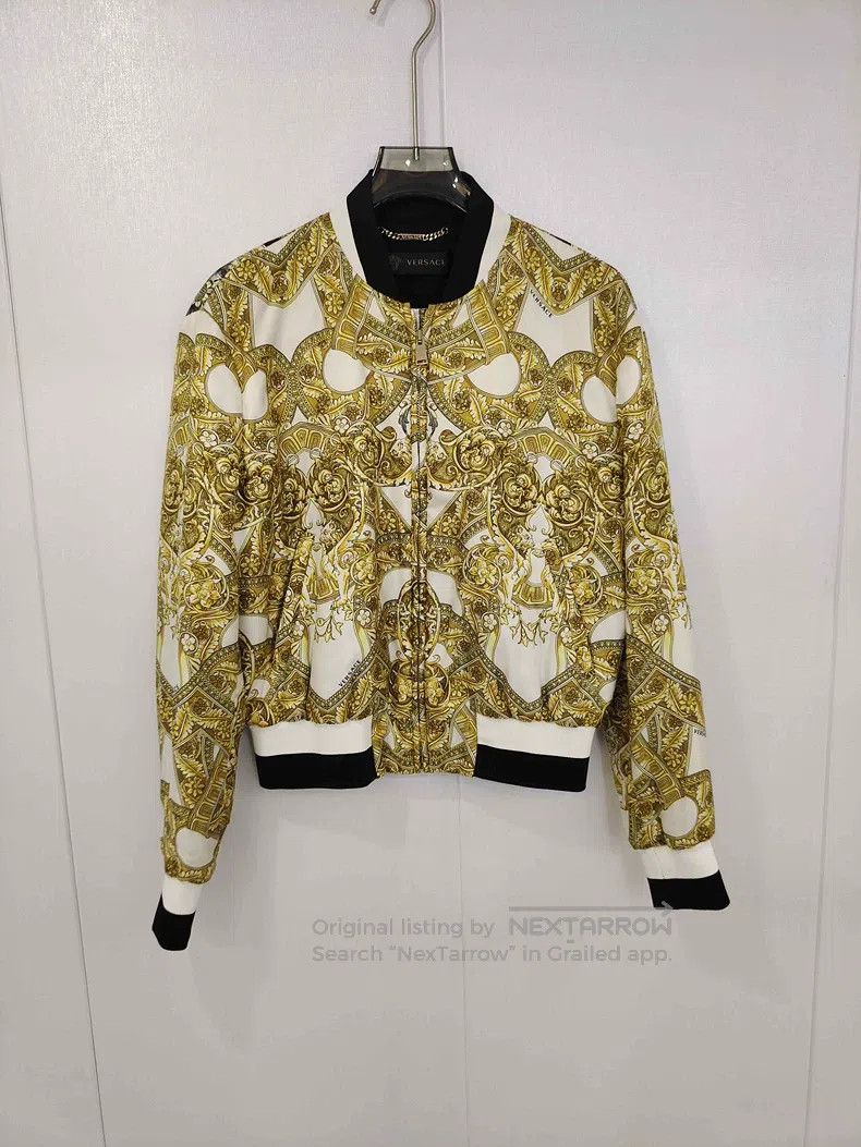 Versace Versace Carved cotton jacket Size XS / US 0-2 / IT 36-38 - 1 Thumbnail