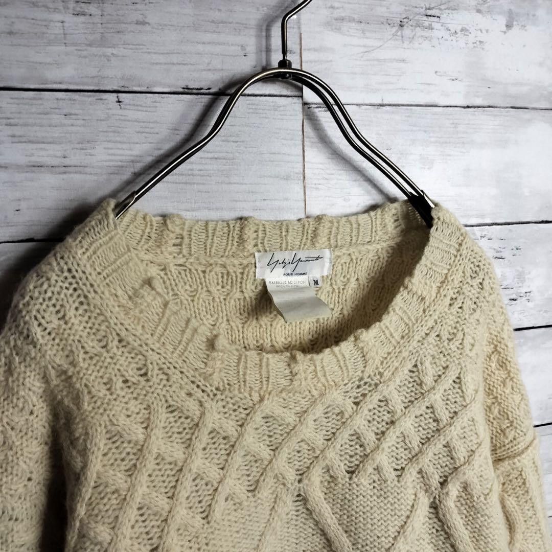 Yohji Yamamoto yohji yamamoto pour homme cable knit Size US M / EU 48-50 / 2 - 2 Thumbnail