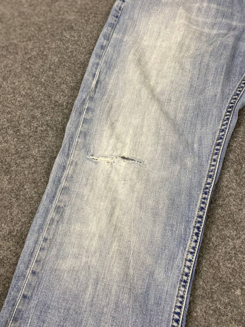 Levi's levis 569 soft distressed denim nice design Size US 36 / EU 52 - 9 Thumbnail