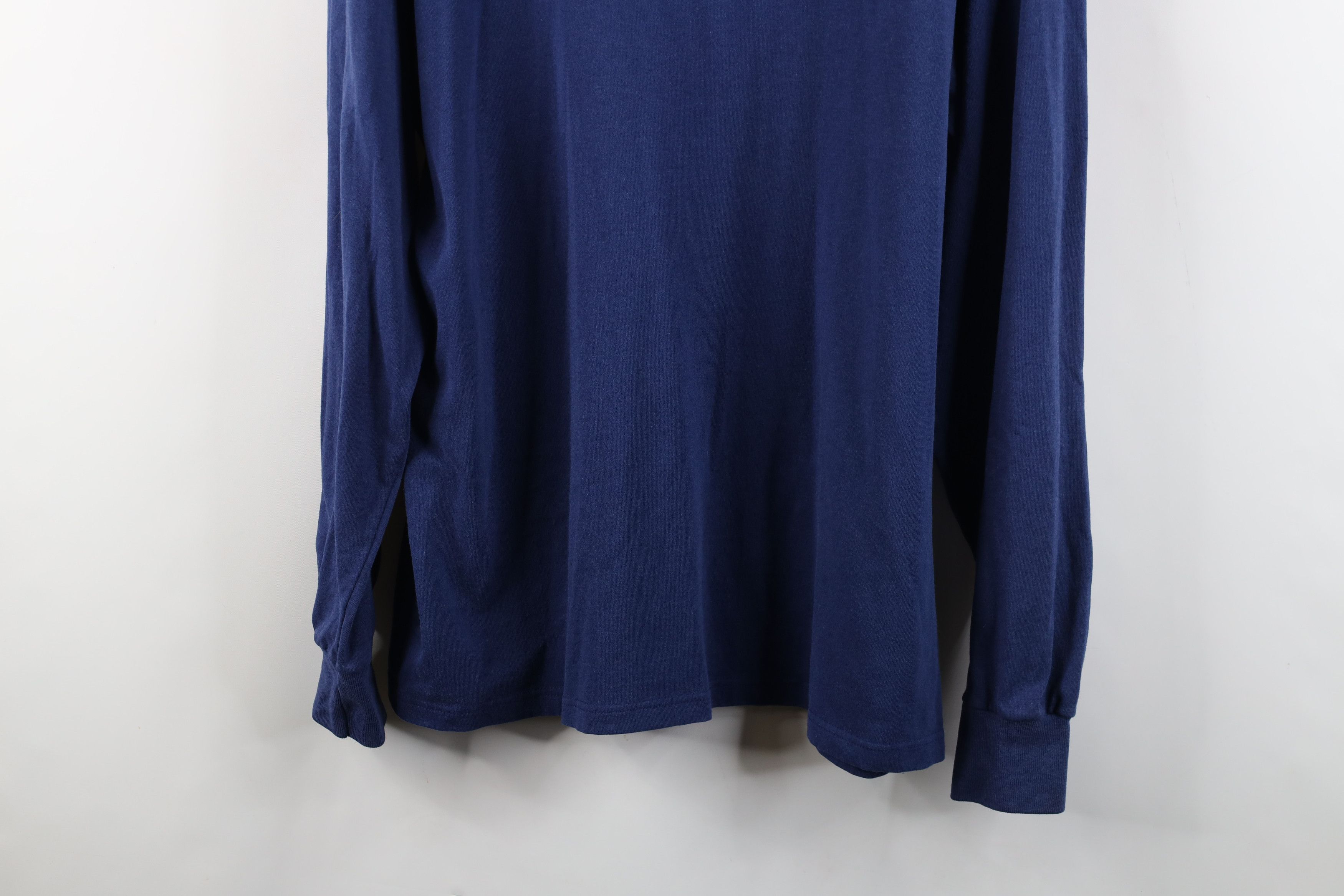 Vintage Vintage 90s Streetwear Mock Neck Long Sleeve T-Shirt USA Size US XL / EU 56 / 4 - 3 Thumbnail