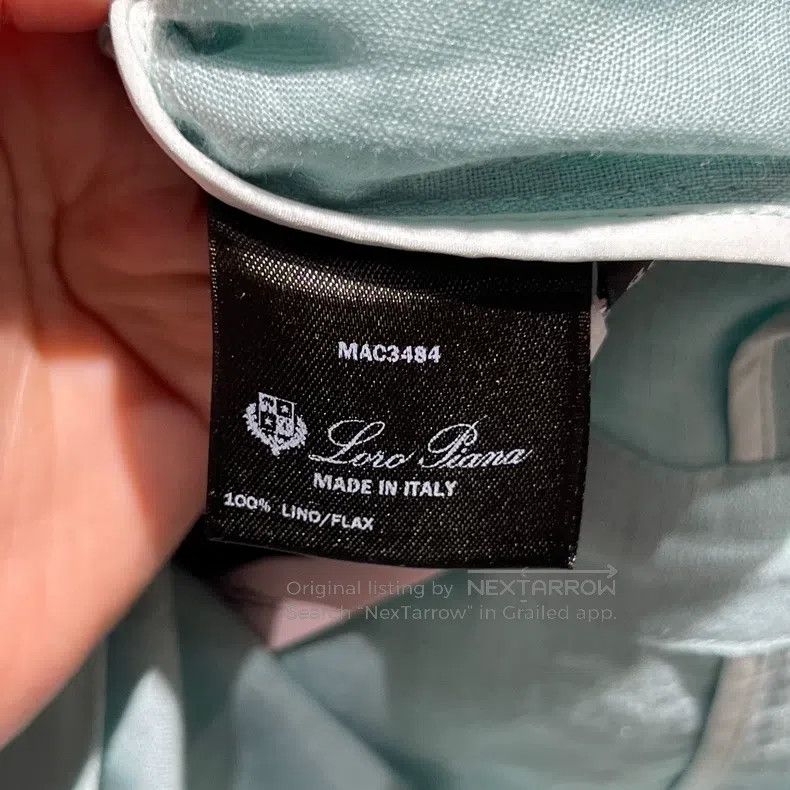 Loro Piana Loro Piana Mint Green Linen Jacket Size XS / US 0-2 / IT 36-38 - 4 Thumbnail