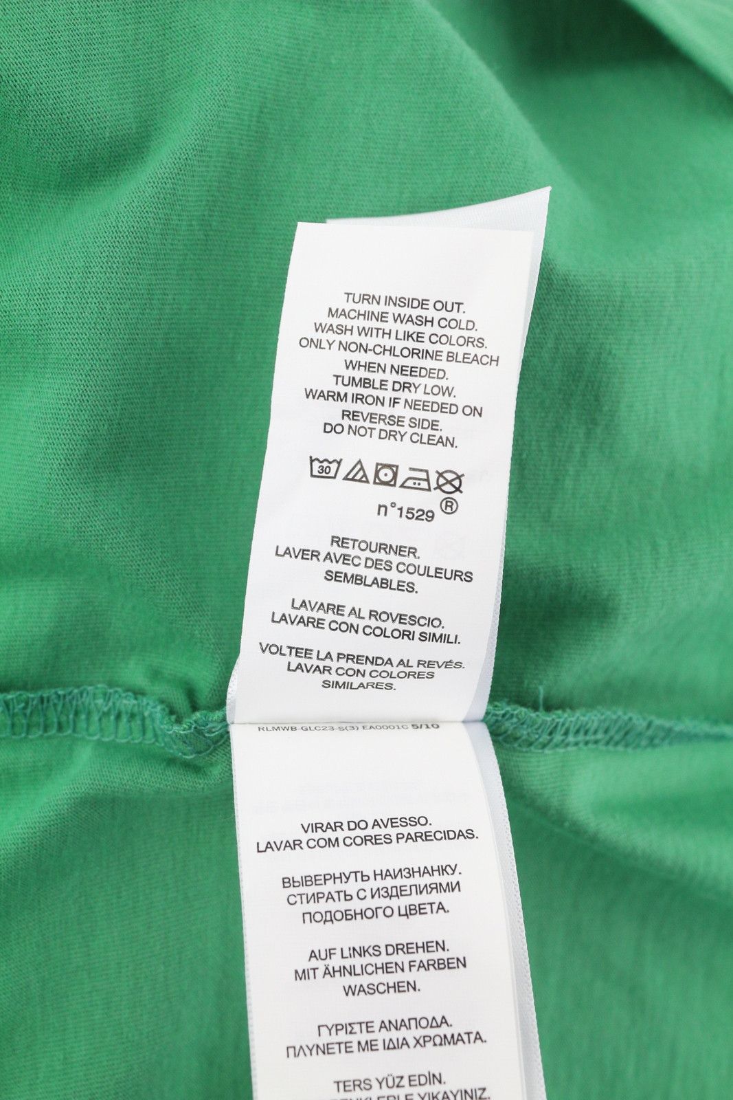 RLX Ralph Lauren M Green Tricot Stretch Tee 84727 Size M / US 6-8 / IT 42-44 - 8 Thumbnail